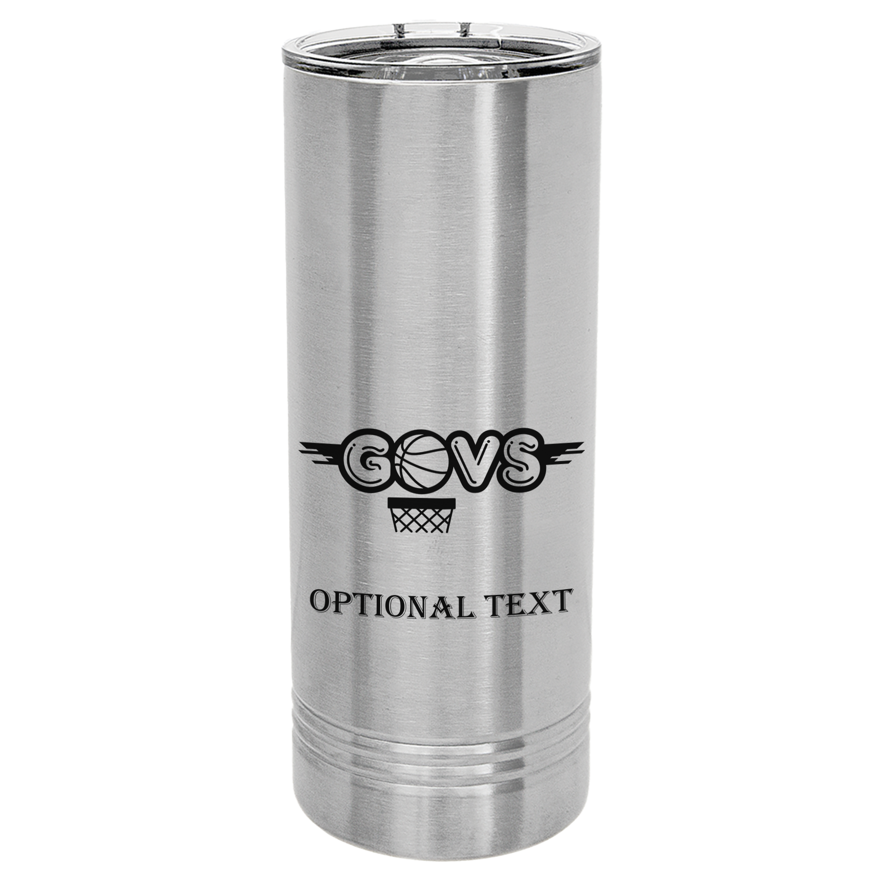 22 oz Skinny Tumbler - T.F. Riggs Govs Basketball