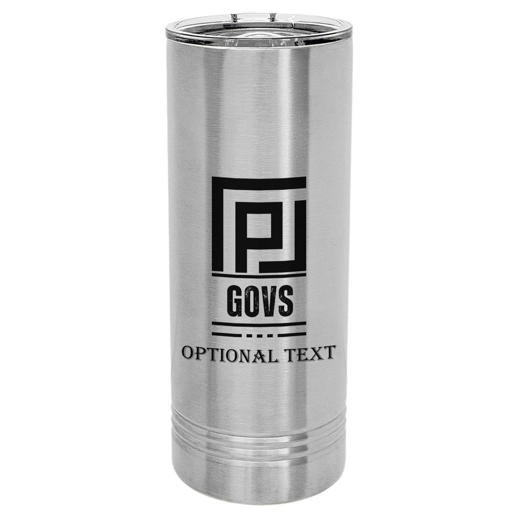 22 oz Skinny Tumbler - T.F. Riggs P with Govs