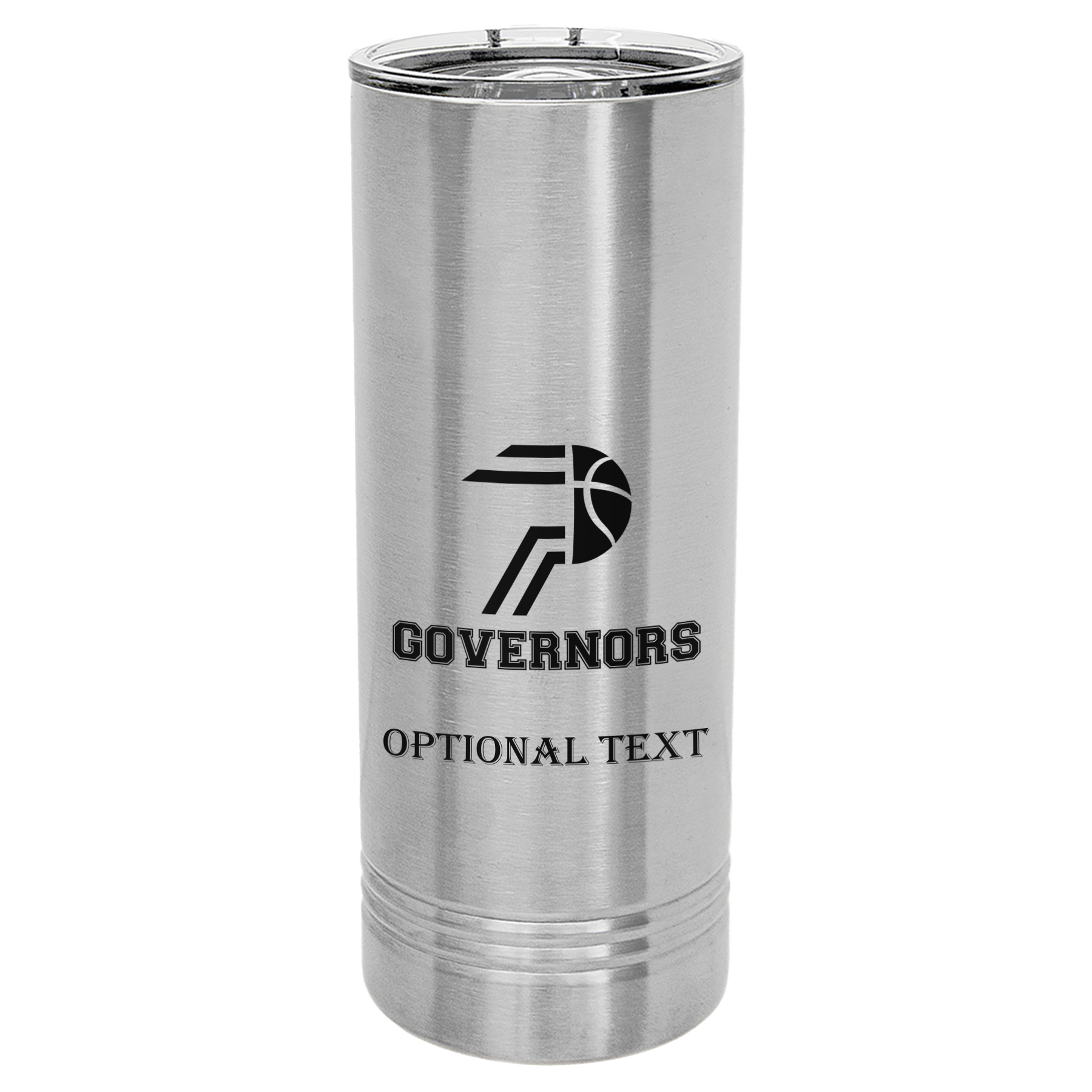 22 oz Skinny Tumbler - T.F. Riggs P with Governors