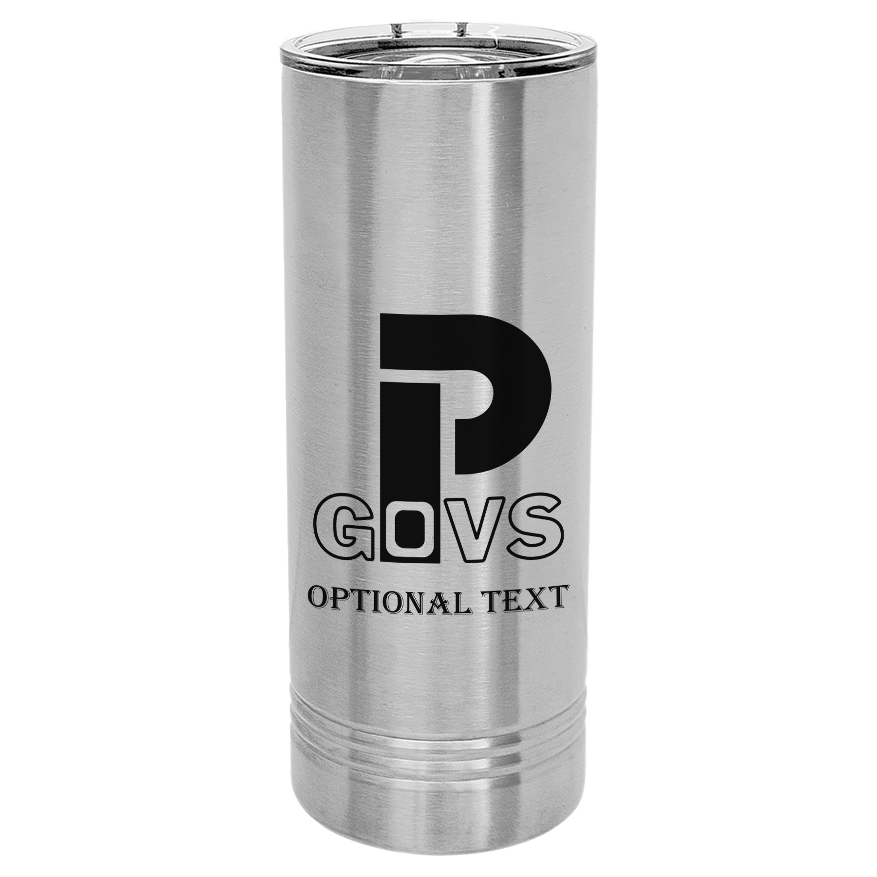 22 oz Skinny Tumbler - T.F. Riggs P with Govs
