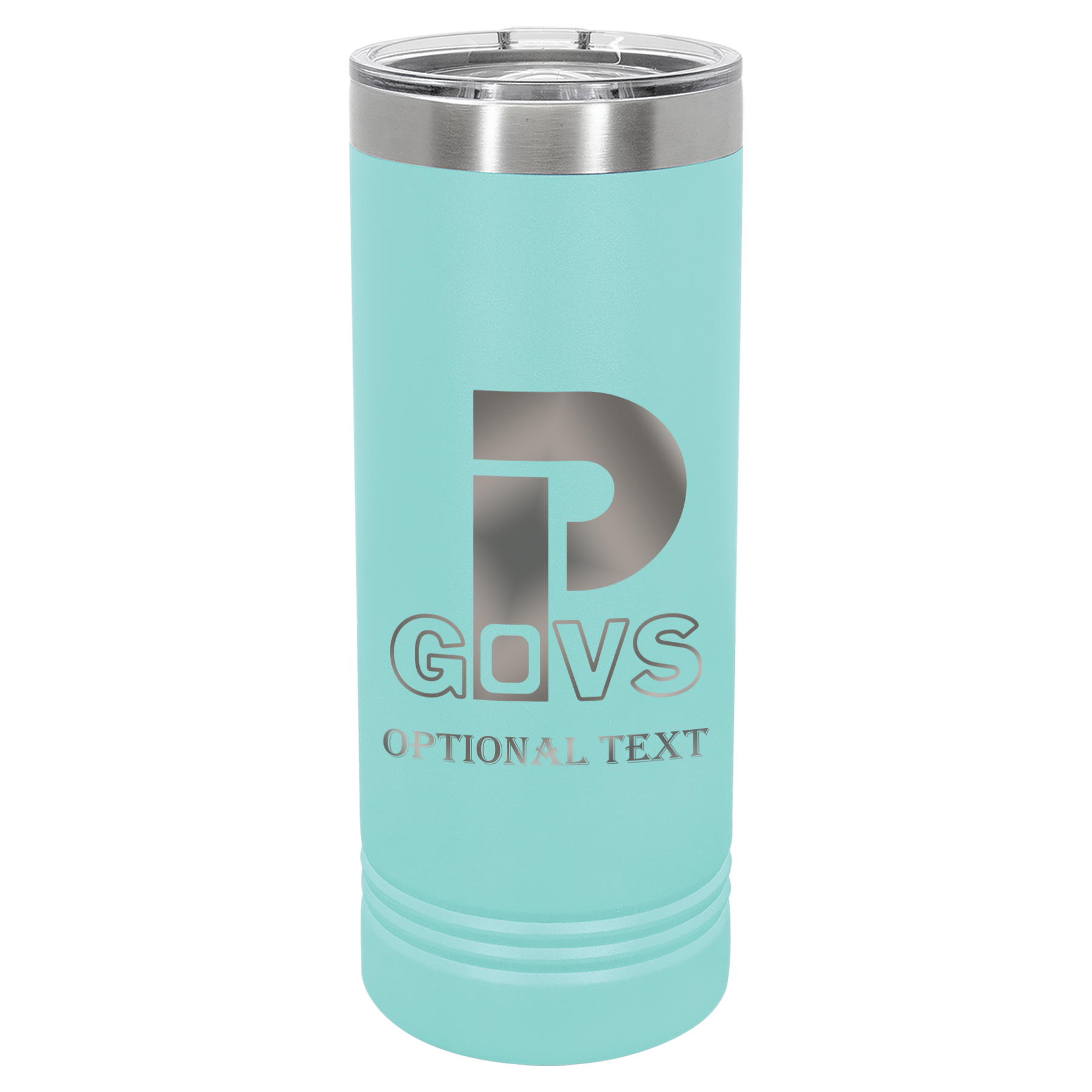 22 oz Skinny Tumbler - T.F. Riggs P with Govs