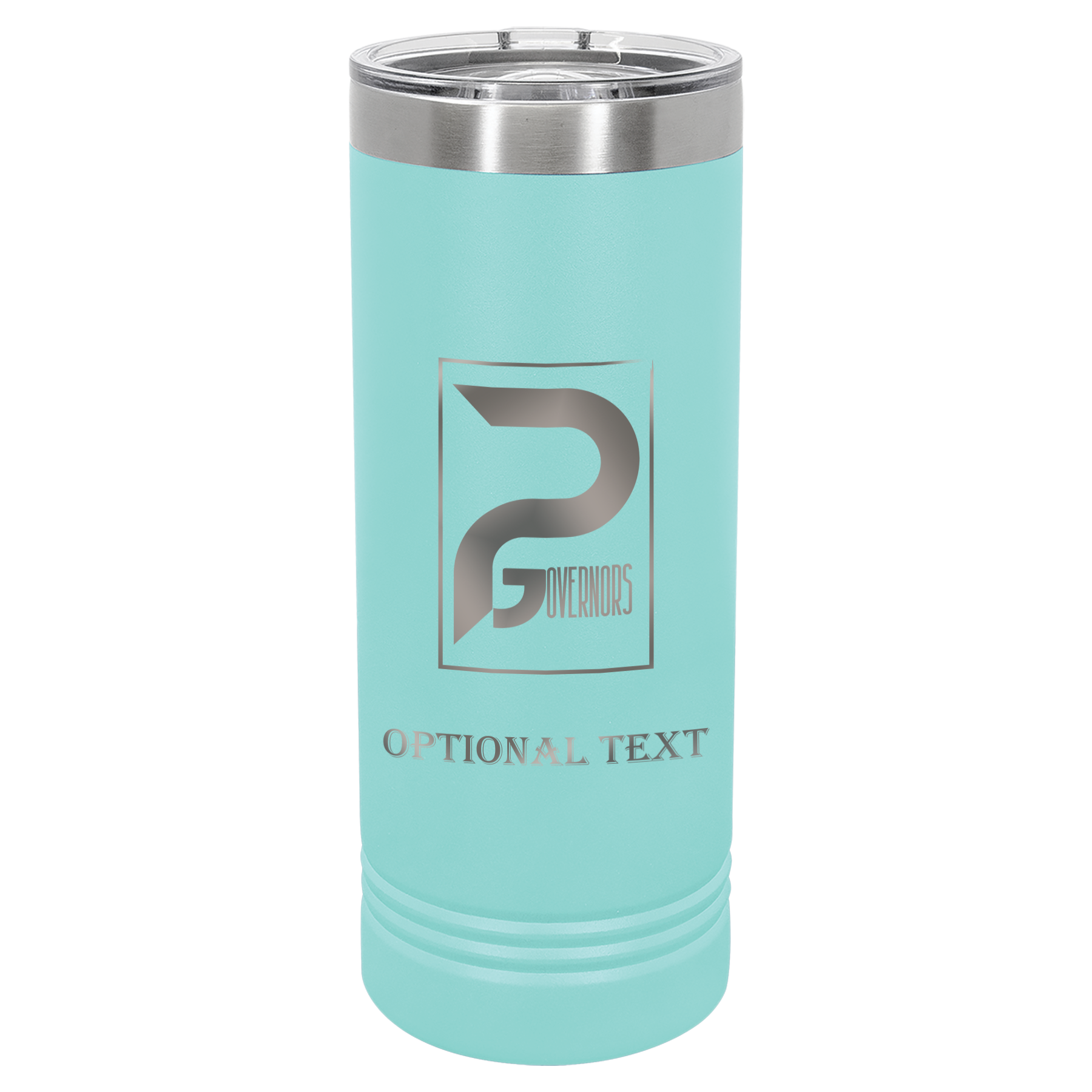 22 oz Skinny Tumbler - T.F. Riggs P with Governors