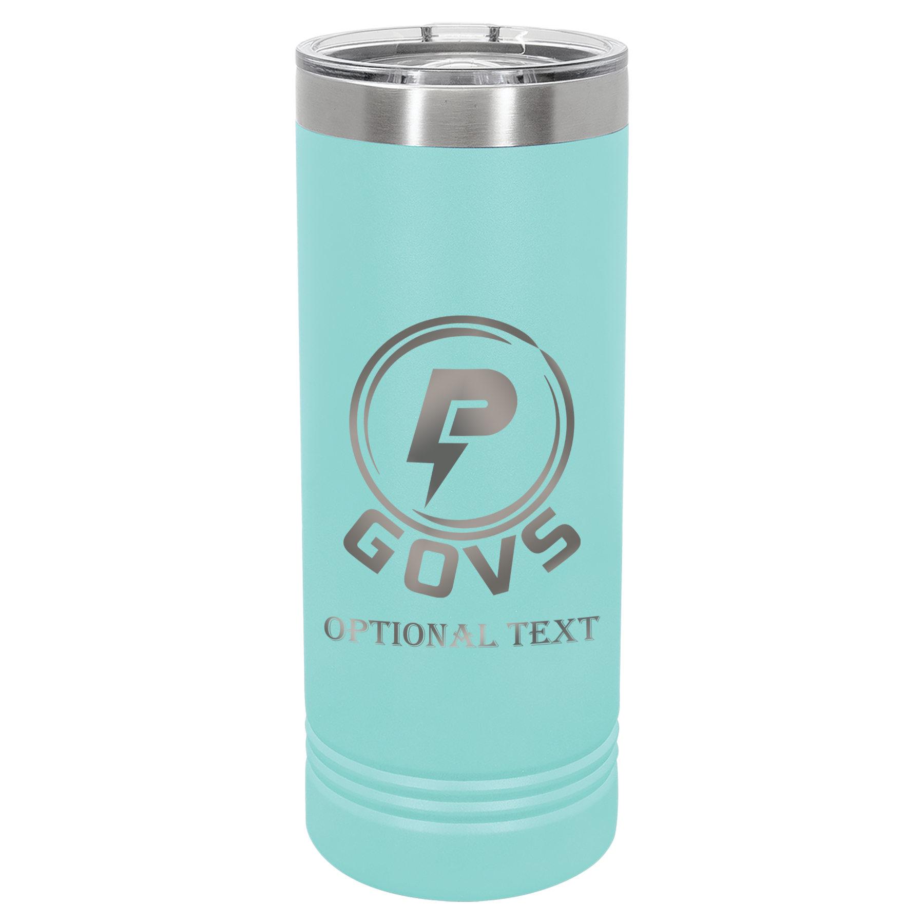 22 oz Skinny Tumbler - T.F. Riggs P with Govs