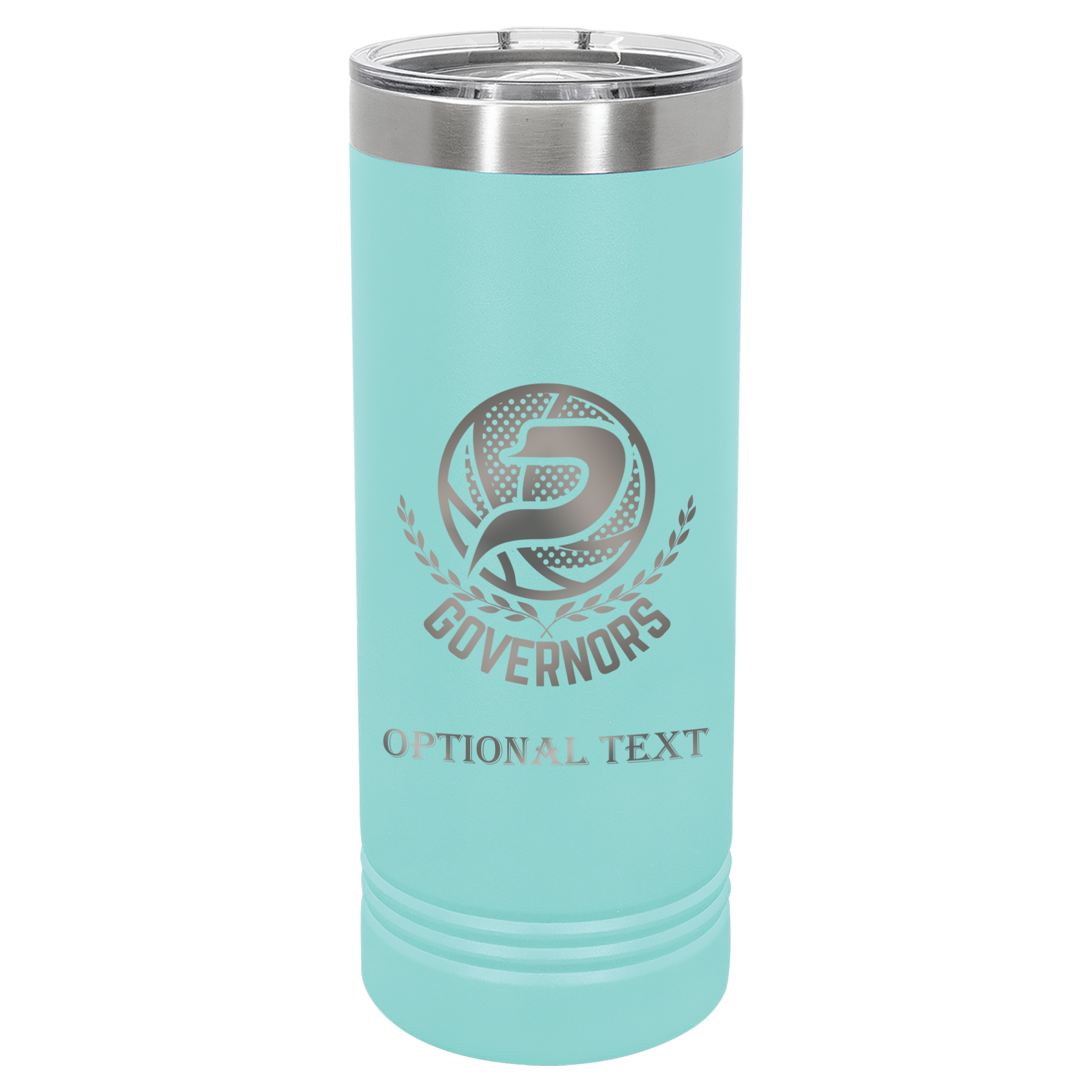 22 oz Skinny Tumbler - T.F. Riggs P with Governors