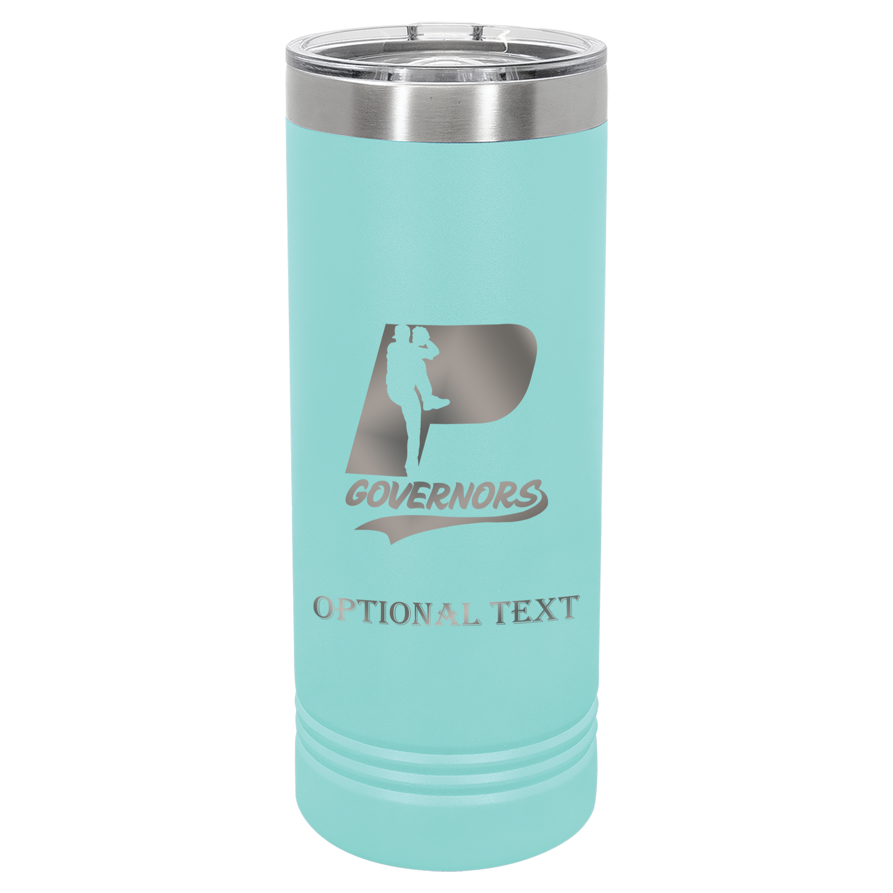 22 oz Skinny Tumbler - T.F. Riggs P with Governors