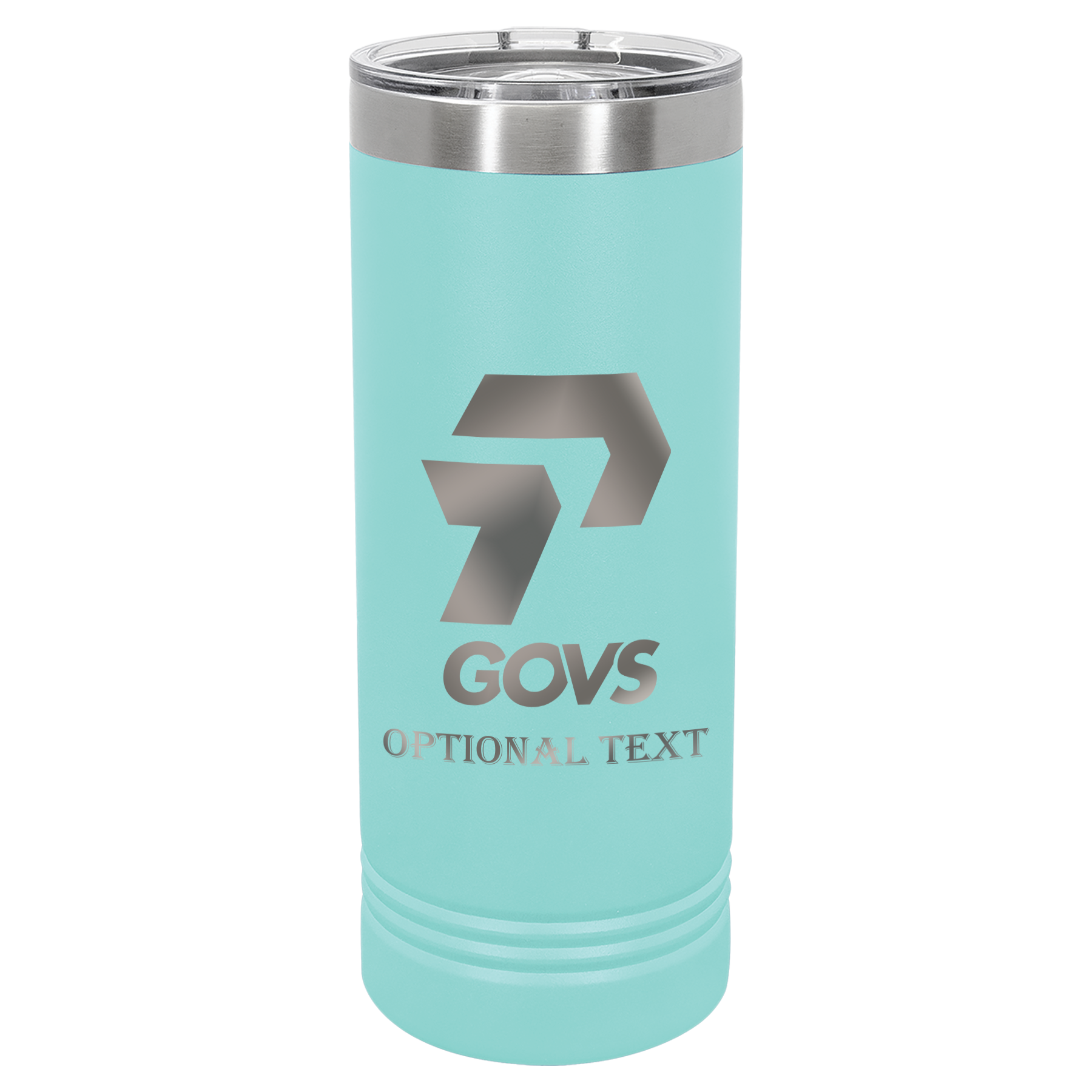 22 oz Skinny Tumbler - T.F. Riggs P with Govs