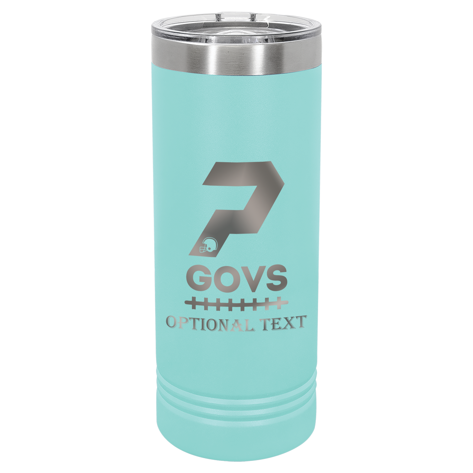 22 oz Skinny Tumbler - T.F. Riggs P with Govs