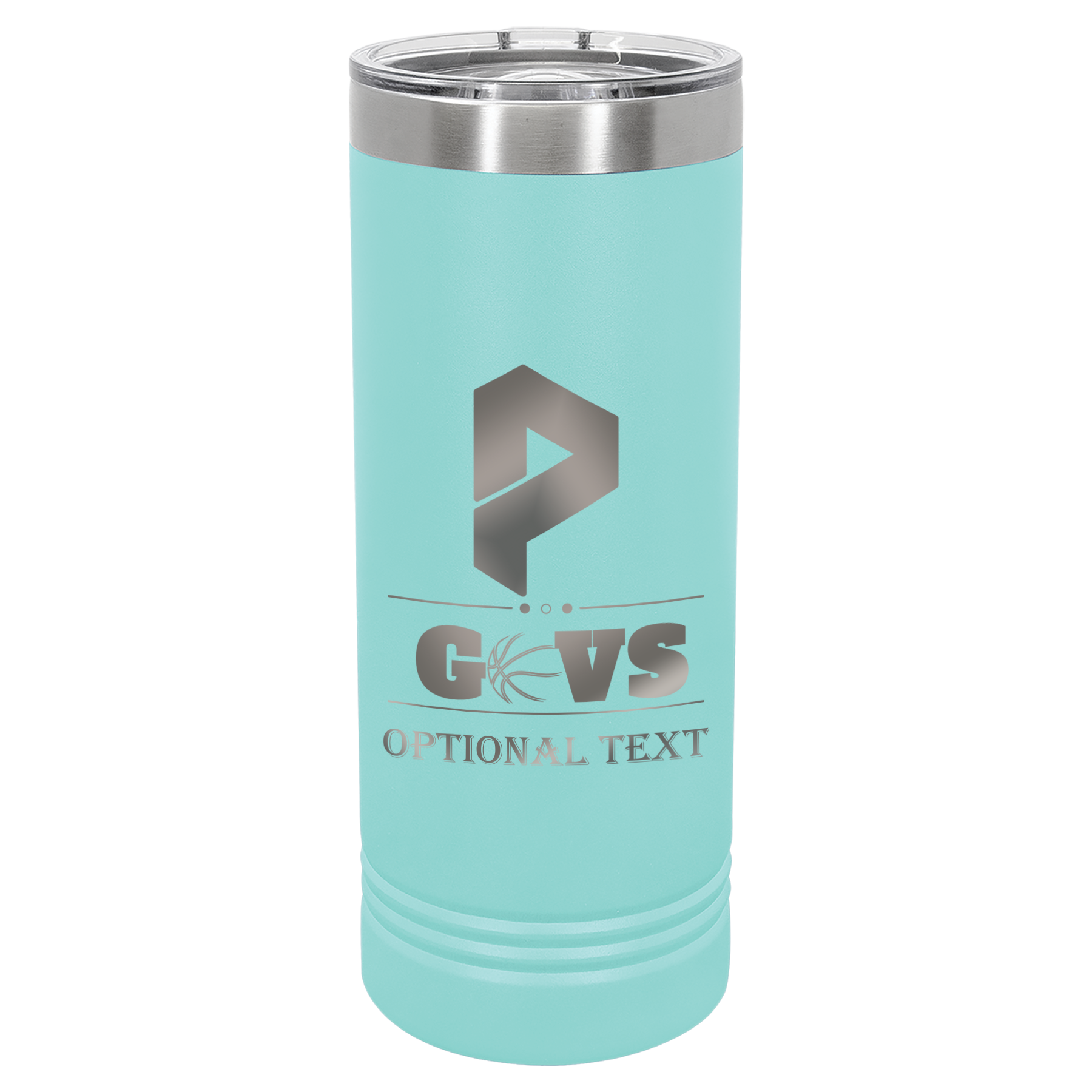 22 oz Skinny Tumbler - T.F. Riggs P with Govs