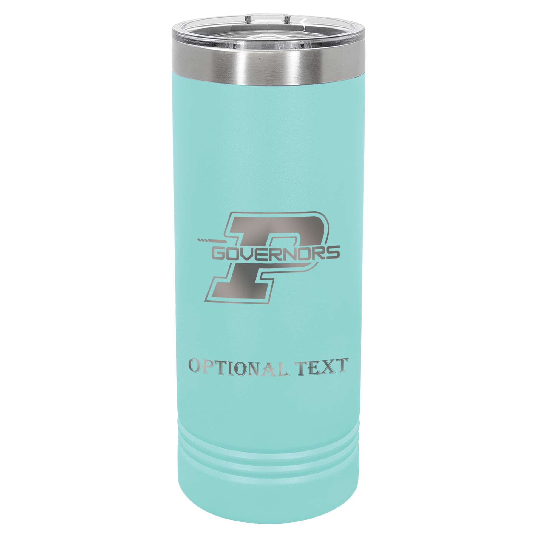 22 oz Skinny Tumbler - T.F. Riggs P with Governors