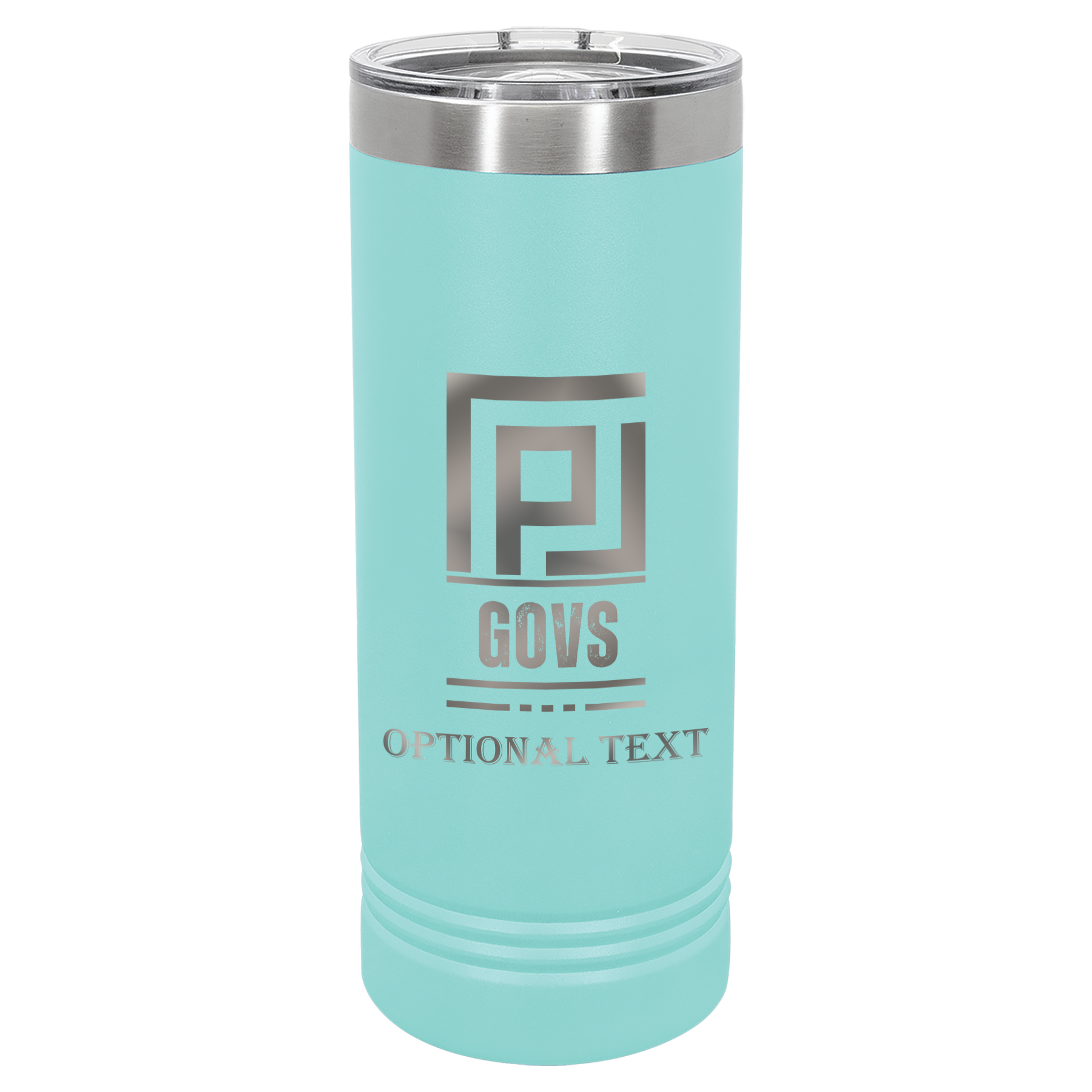 22 oz Skinny Tumbler - T.F. Riggs P with Govs