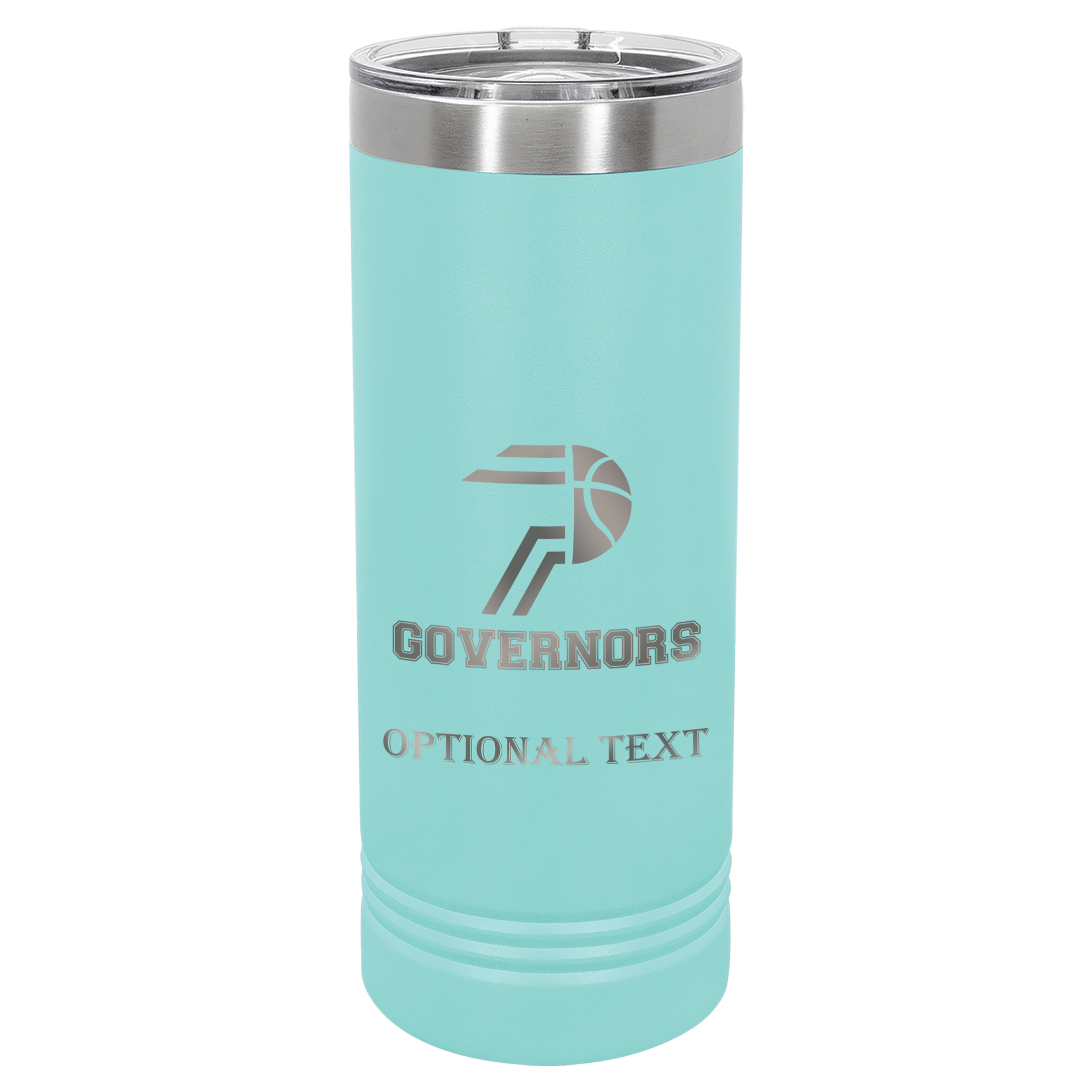 22 oz Skinny Tumbler - T.F. Riggs P with Governors