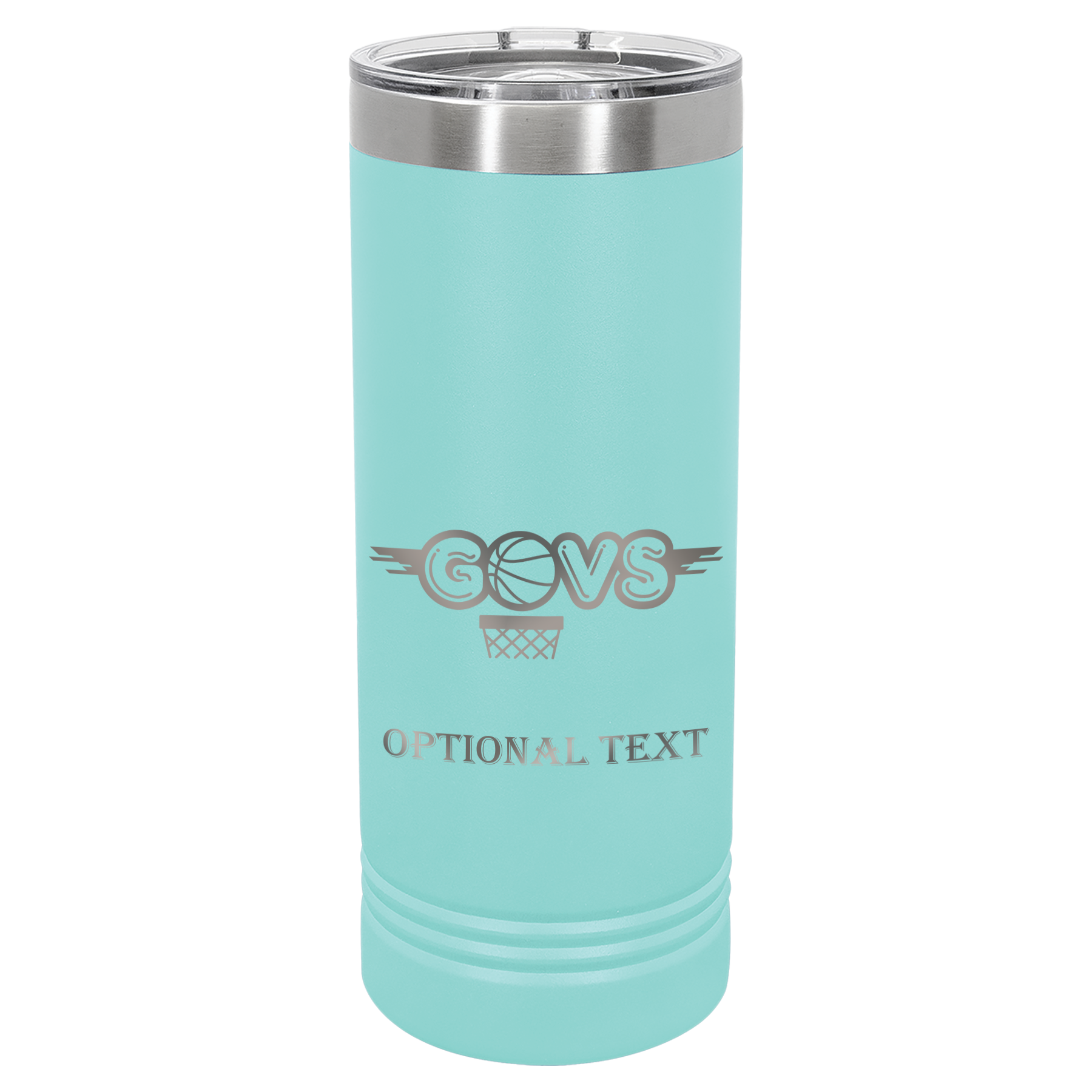 22 oz Skinny Tumbler - T.F. Riggs Govs Basketball