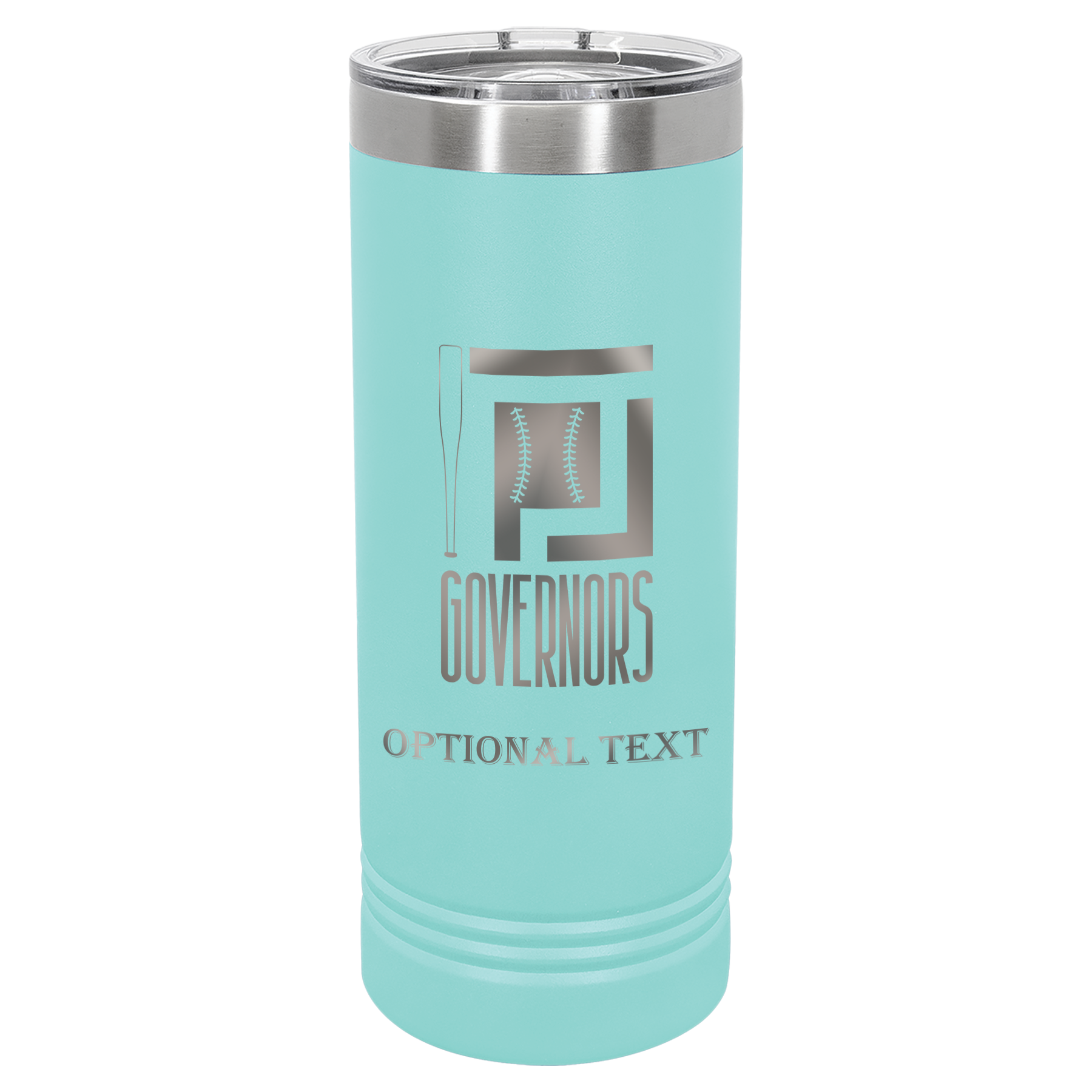 22 oz Skinny Tumbler - T.F. Riggs P with Governors