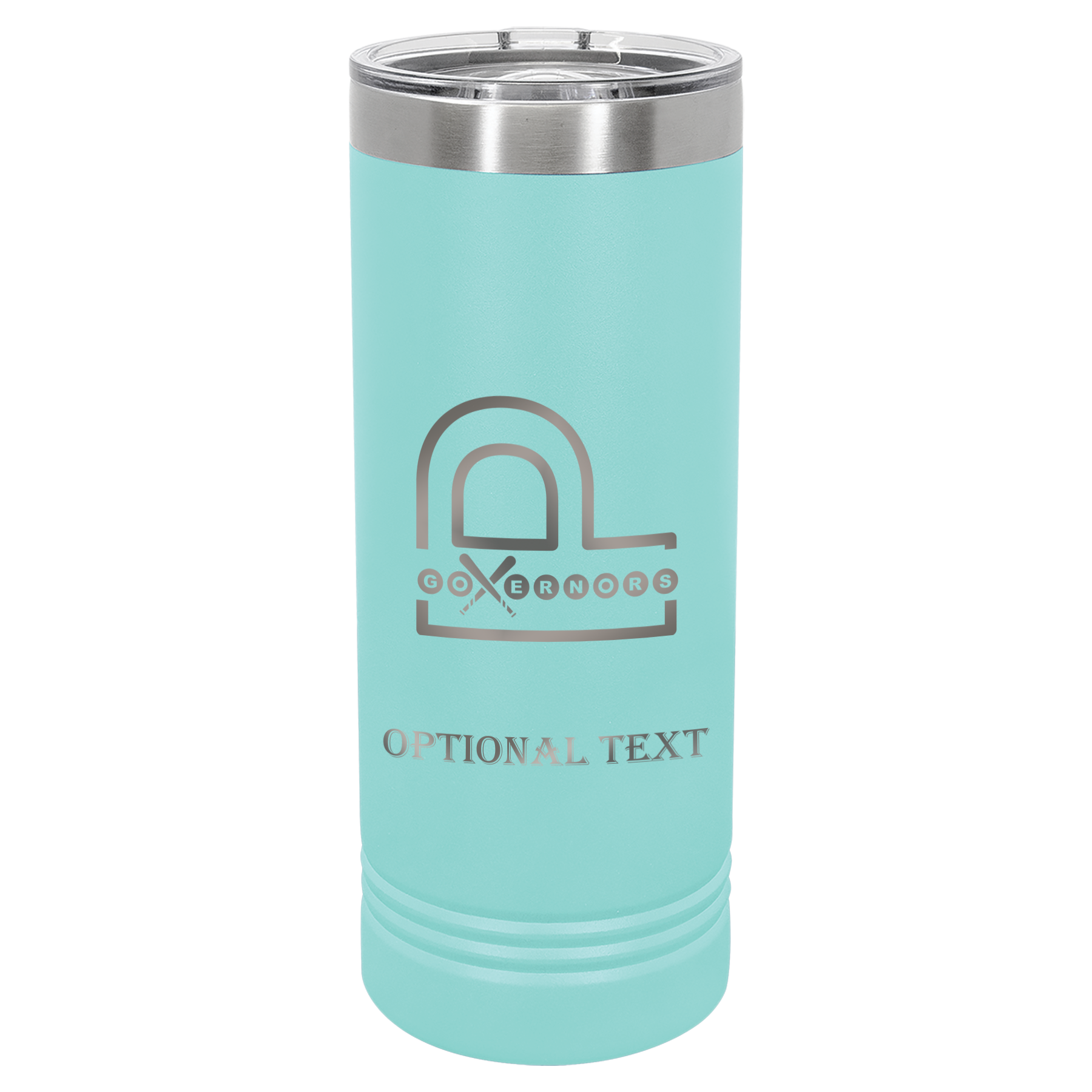 22 oz Skinny Tumbler - T.F. Riggs P with Governors