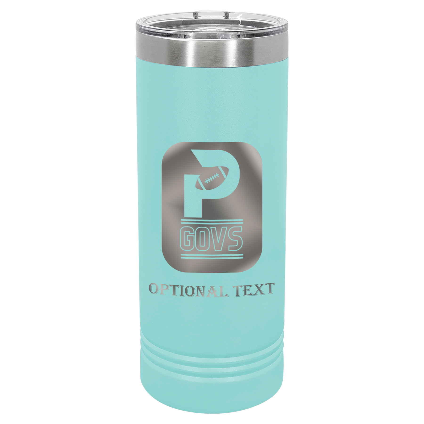 22 oz Skinny Tumbler - T.F. Riggs P with Govs