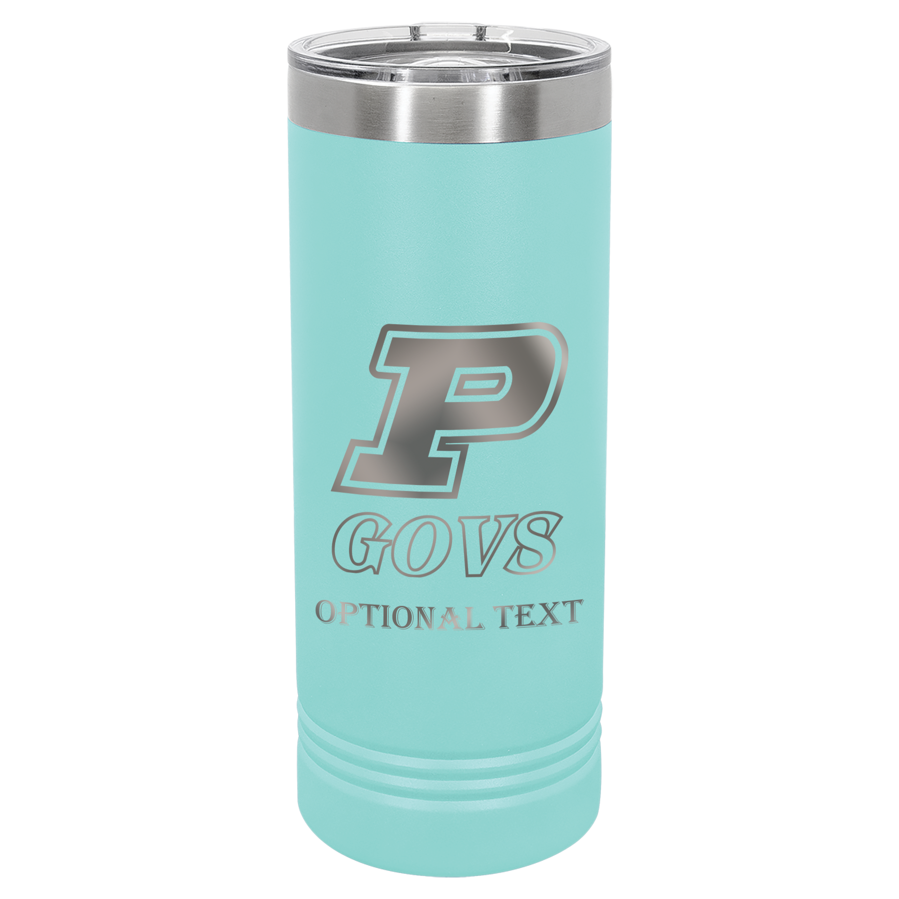 22 oz Skinny Tumbler - T.F. Riggs P with Govs