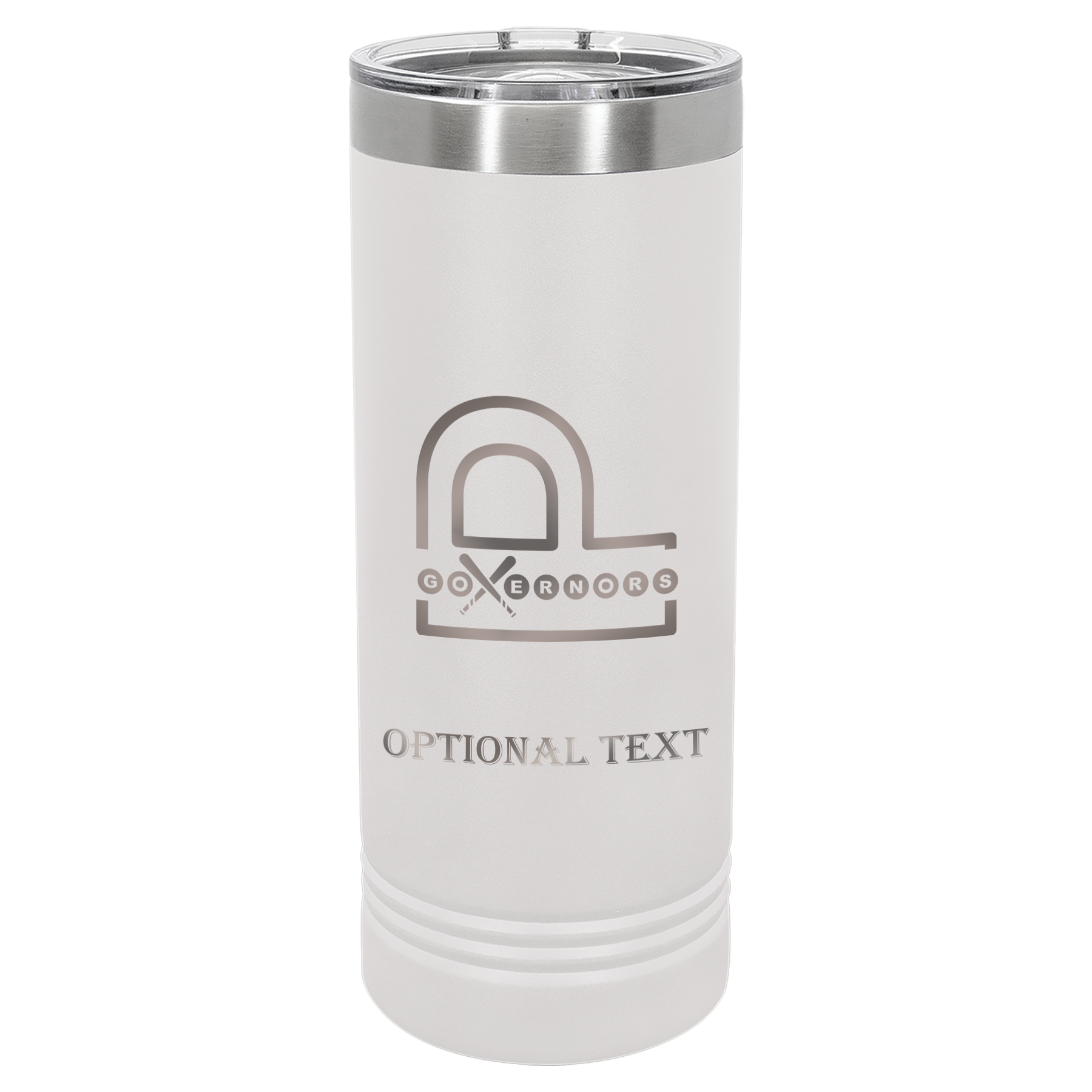 22 oz Skinny Tumbler - T.F. Riggs P with Governors