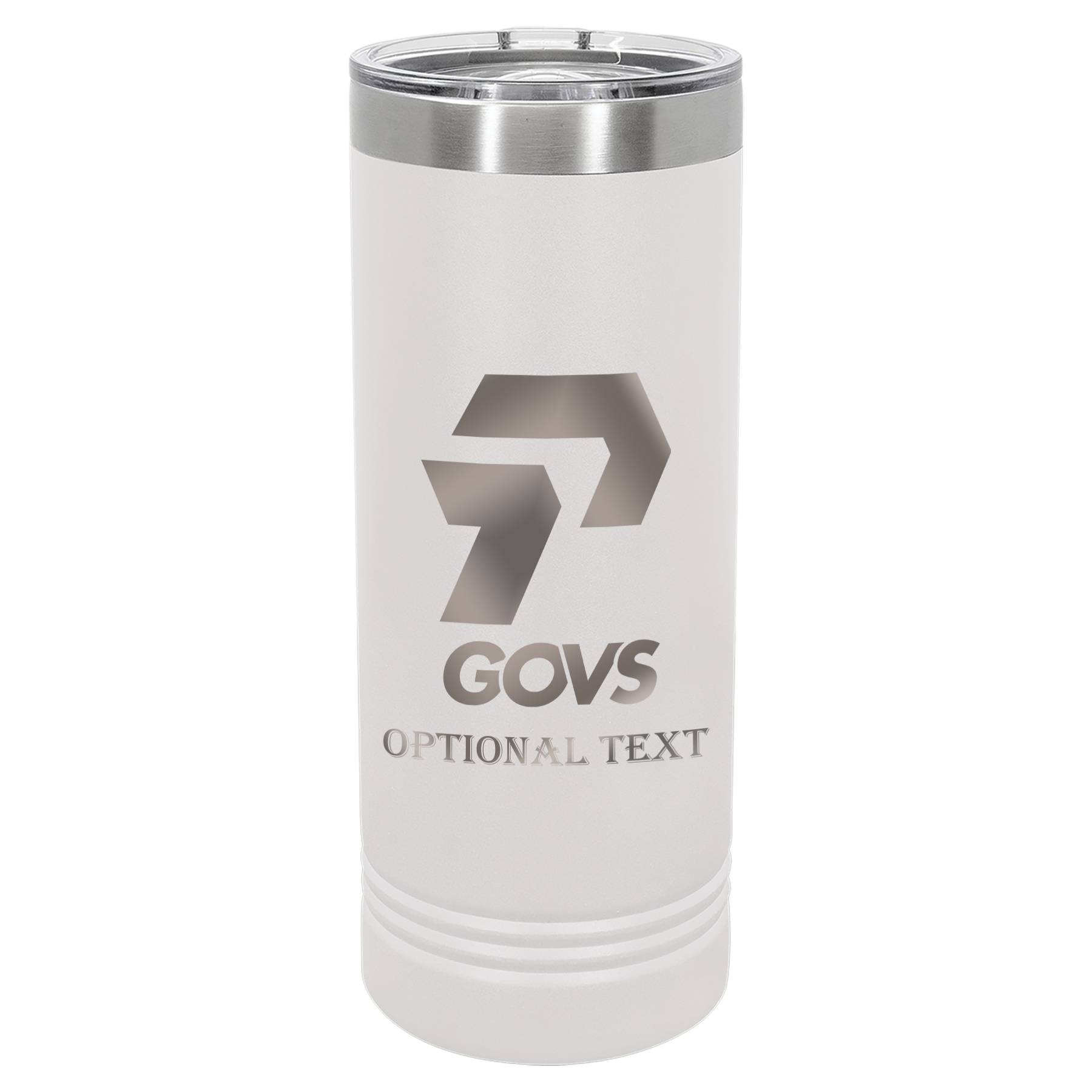 22 oz Skinny Tumbler - T.F. Riggs P with Govs
