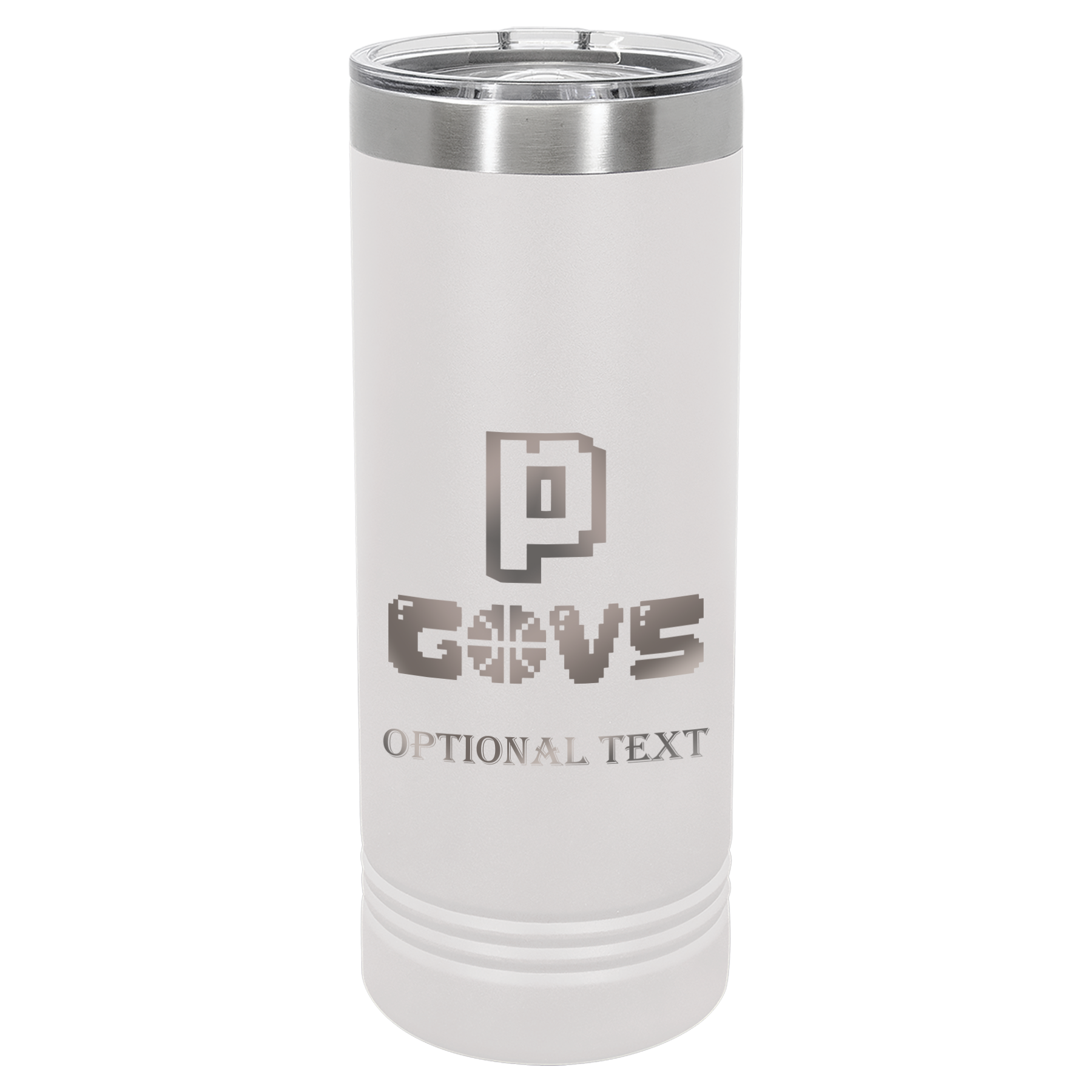 22 oz Skinny Tumbler - T.F. Riggs P with Govs
