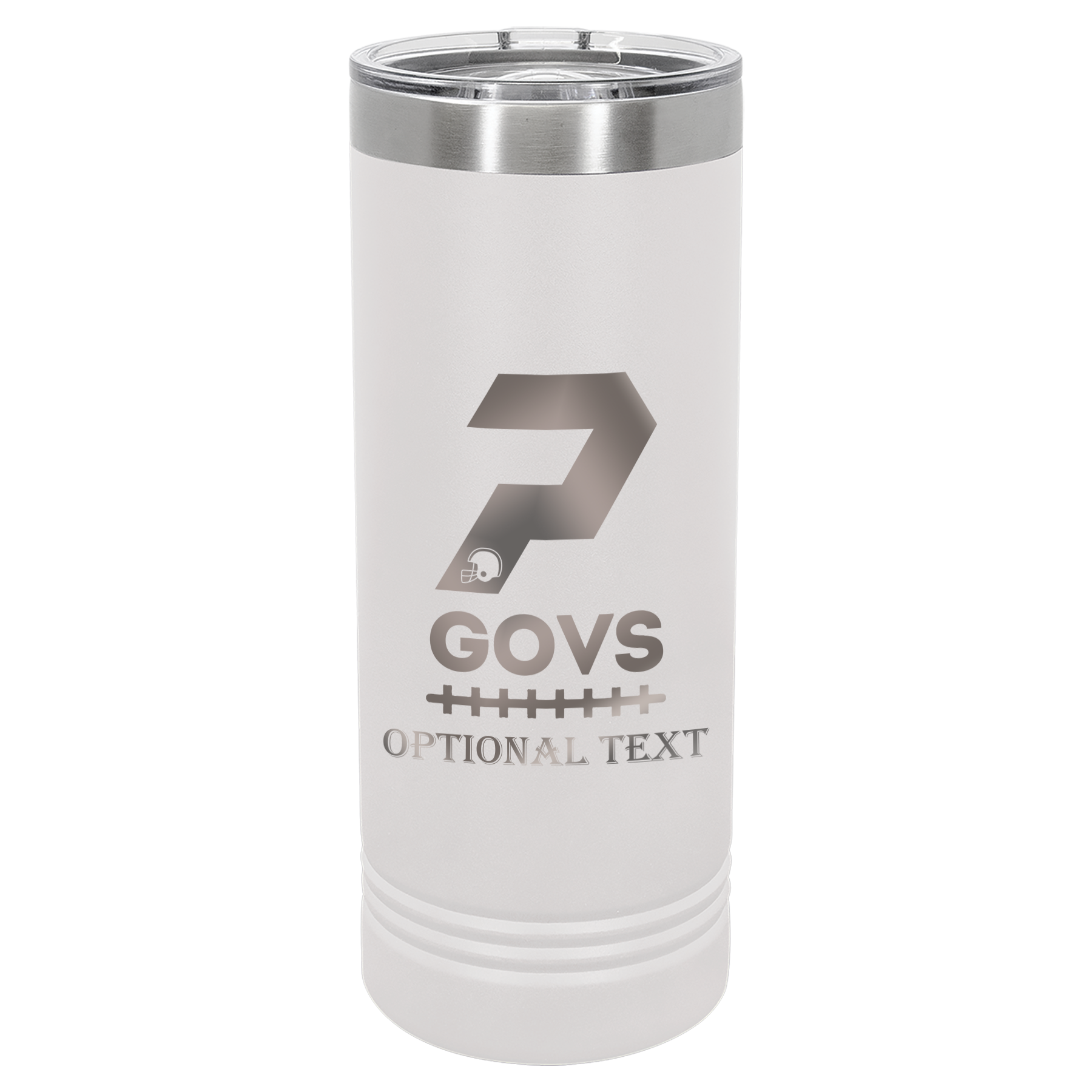 22 oz Skinny Tumbler - T.F. Riggs P with Govs