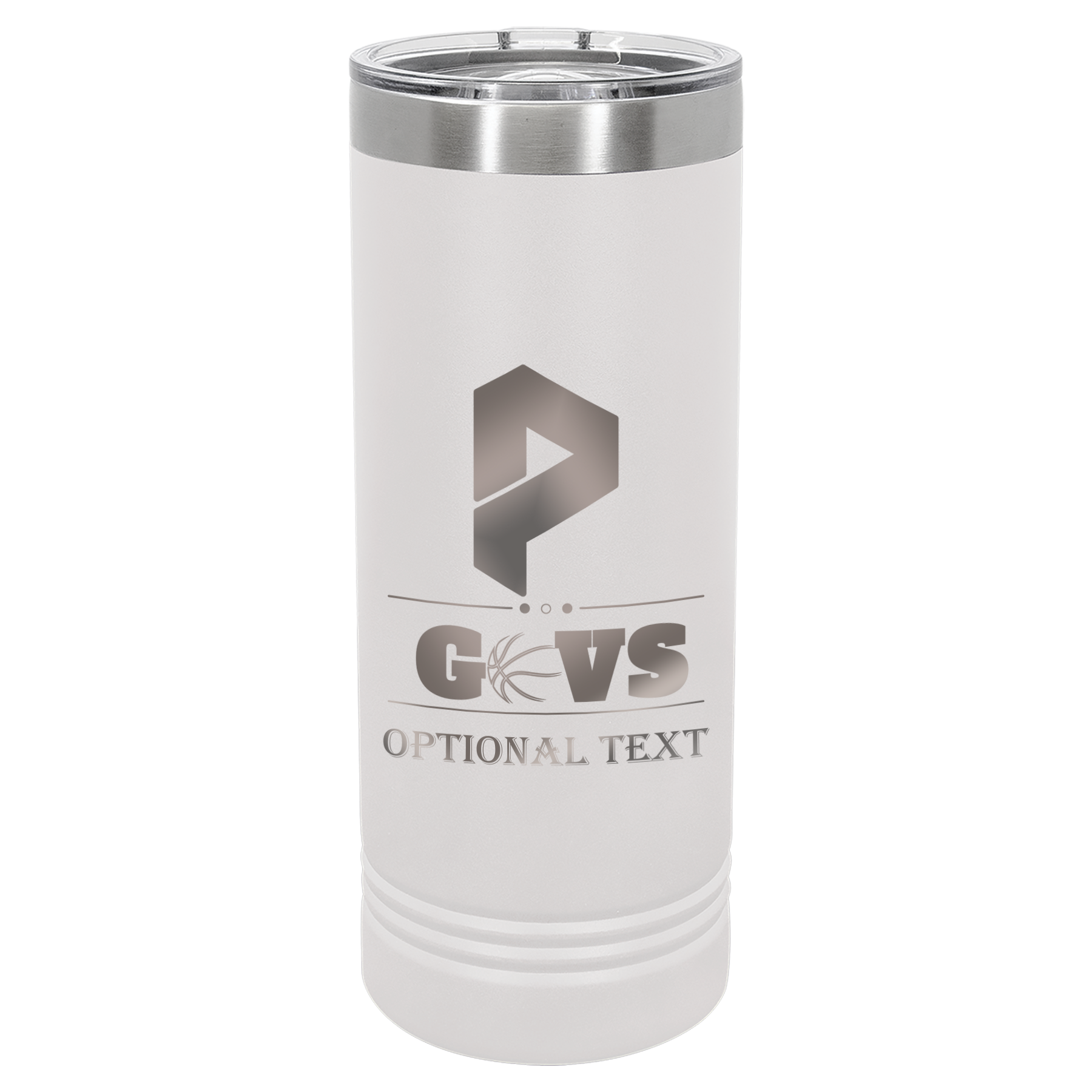 22 oz Skinny Tumbler - T.F. Riggs P with Govs
