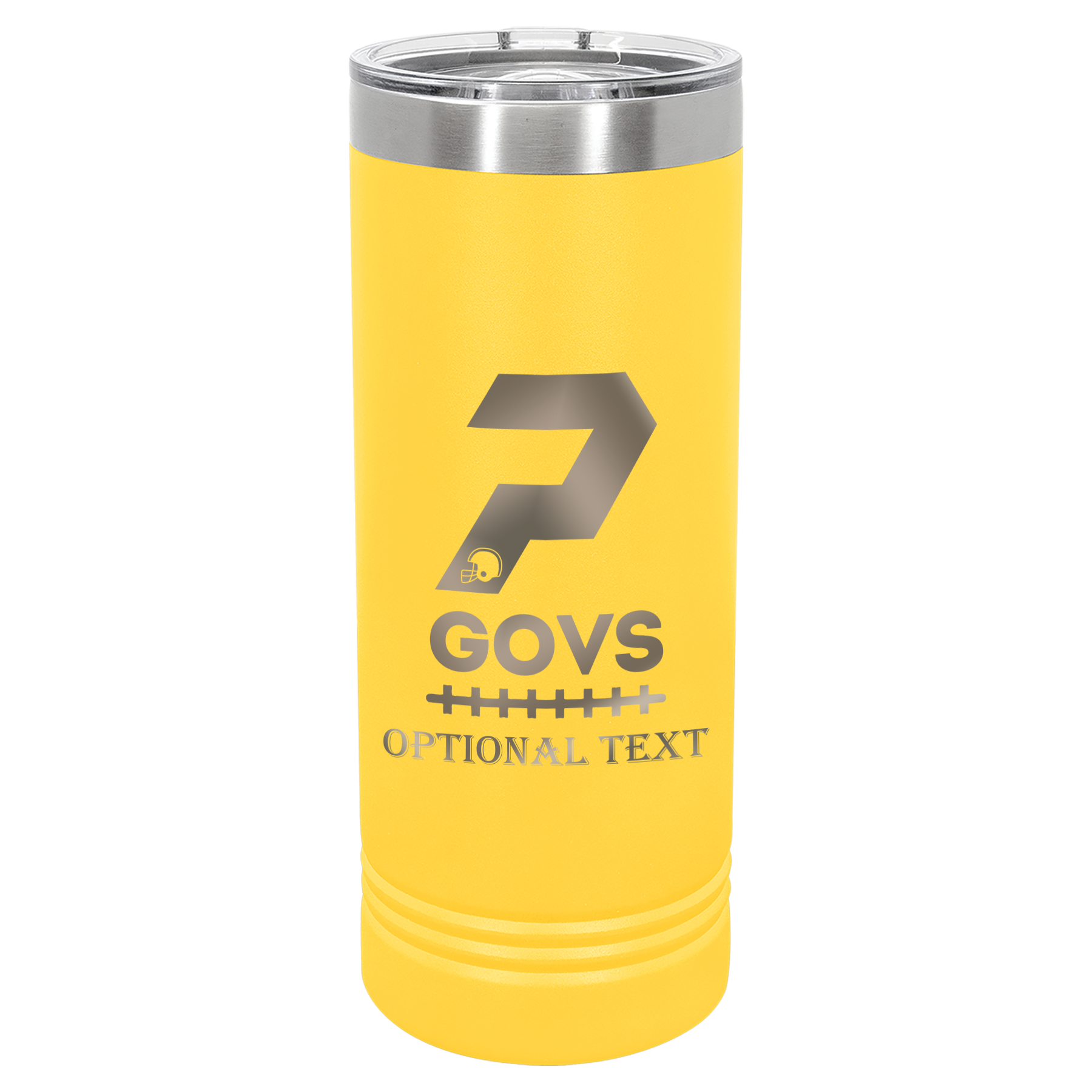 22 oz Skinny Tumbler - T.F. Riggs P with Govs