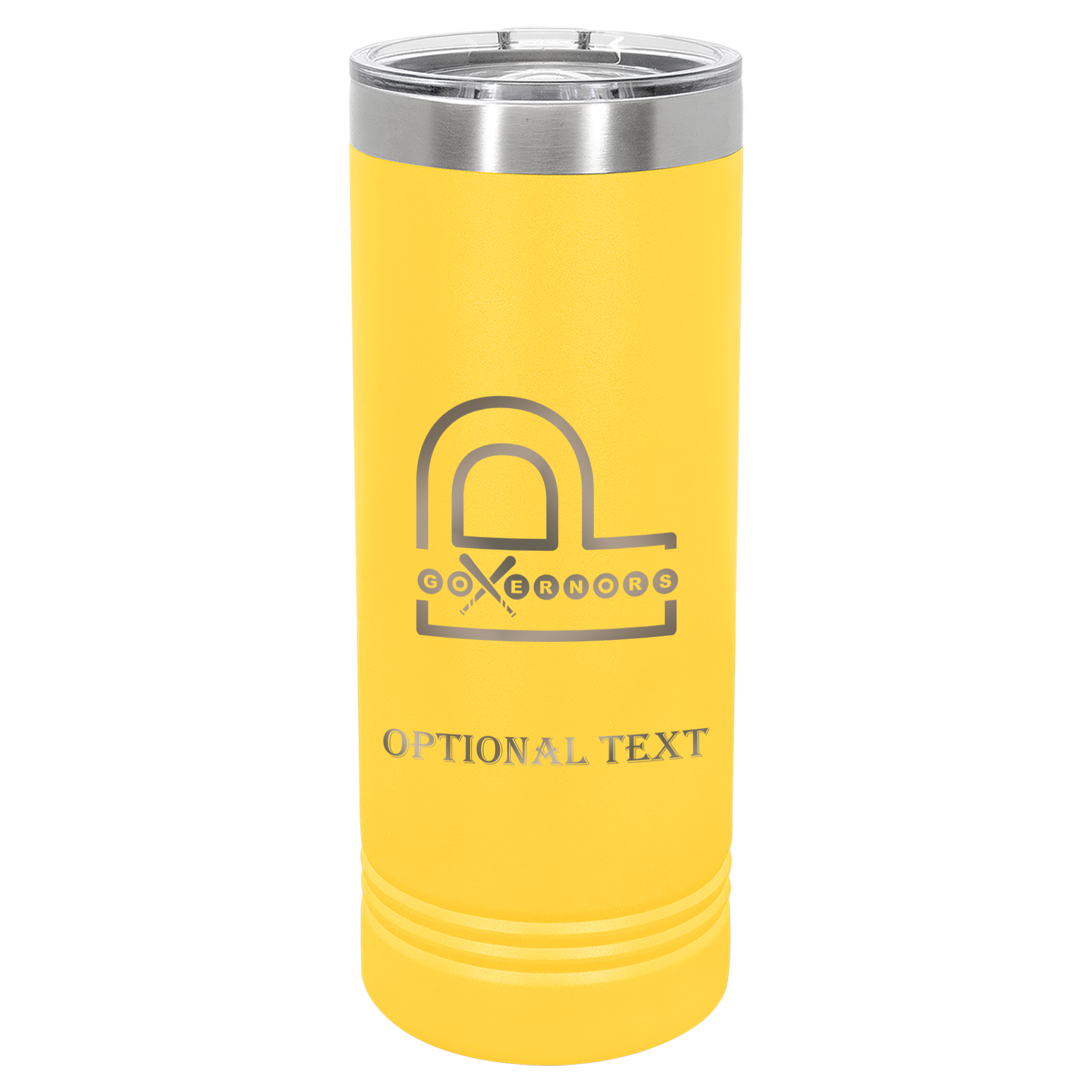22 oz Skinny Tumbler - T.F. Riggs P with Governors