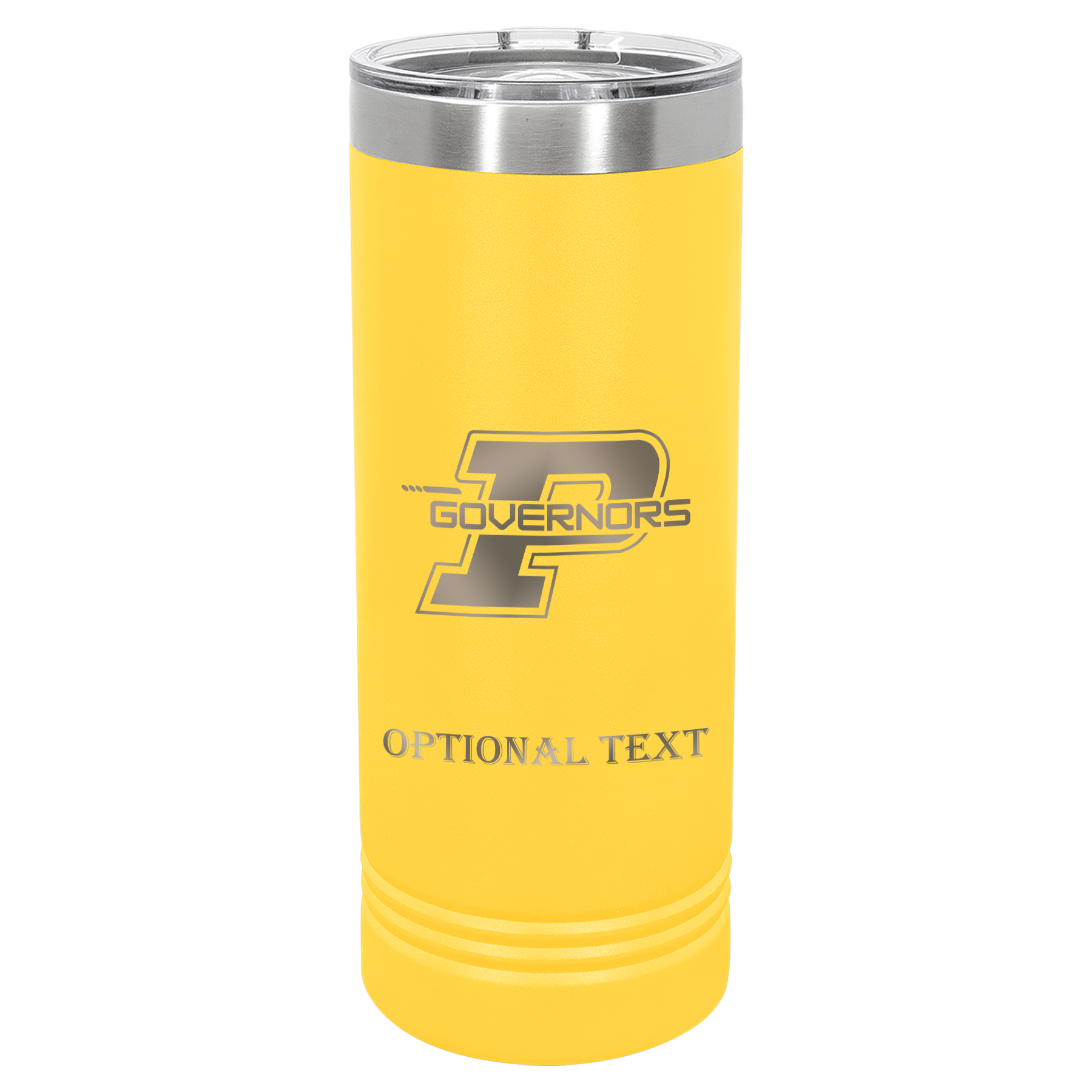 22 oz Skinny Tumbler - T.F. Riggs P with Governors