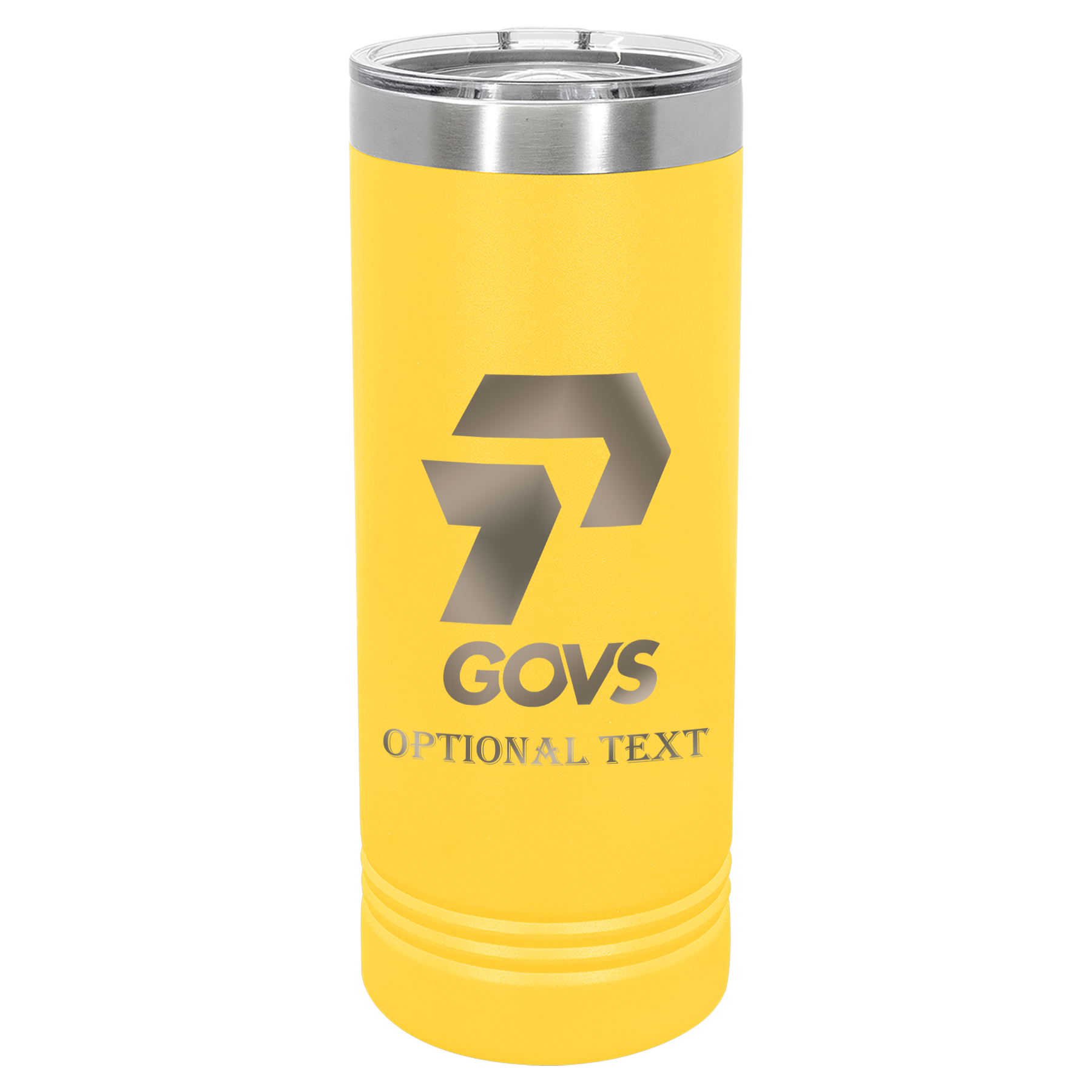 22 oz Skinny Tumbler - T.F. Riggs P with Govs