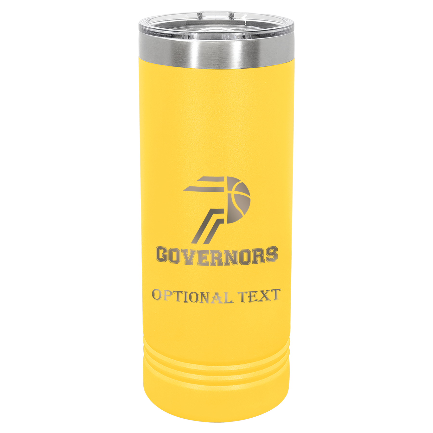 22 oz Skinny Tumbler - T.F. Riggs P with Governors
