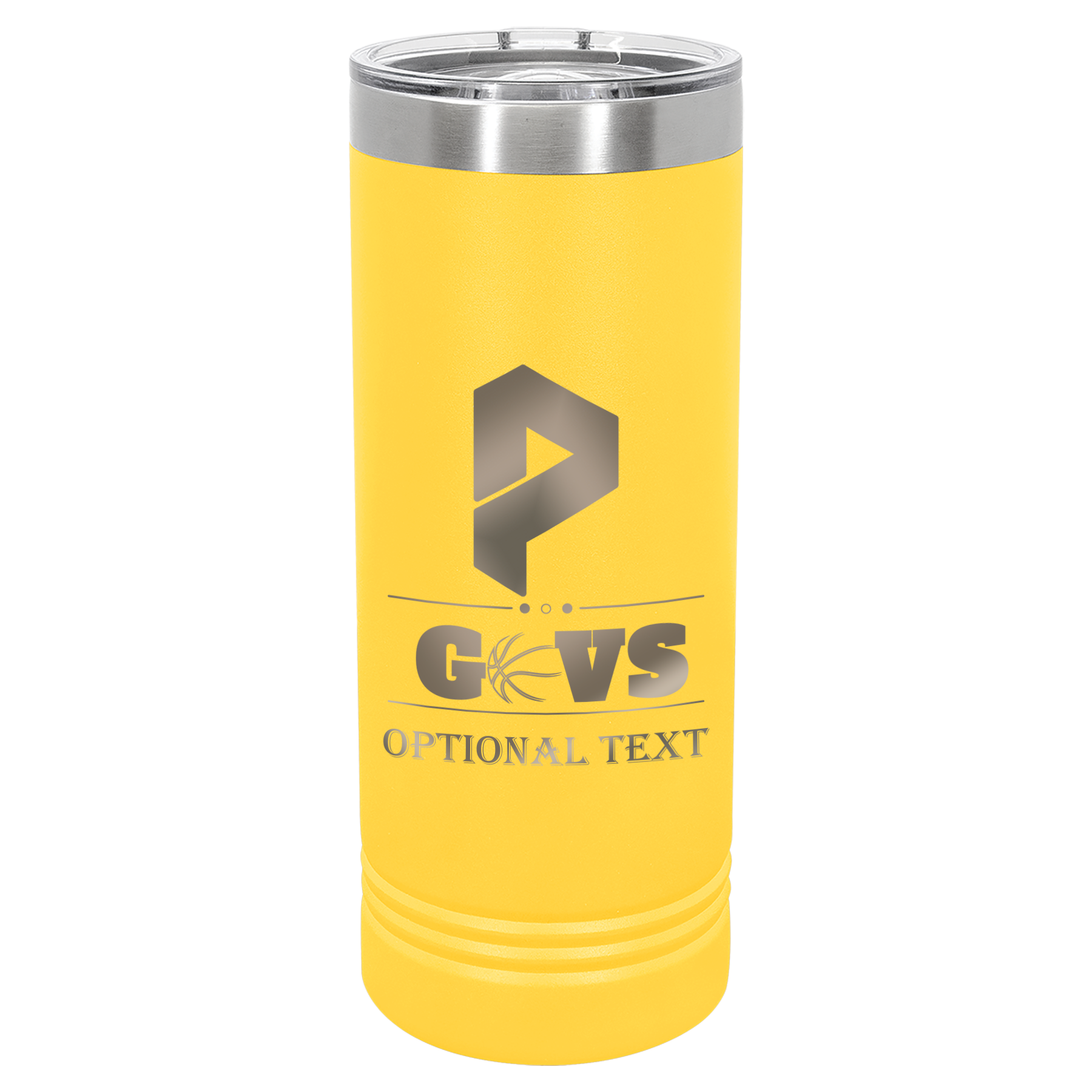 22 oz Skinny Tumbler - T.F. Riggs P with Govs