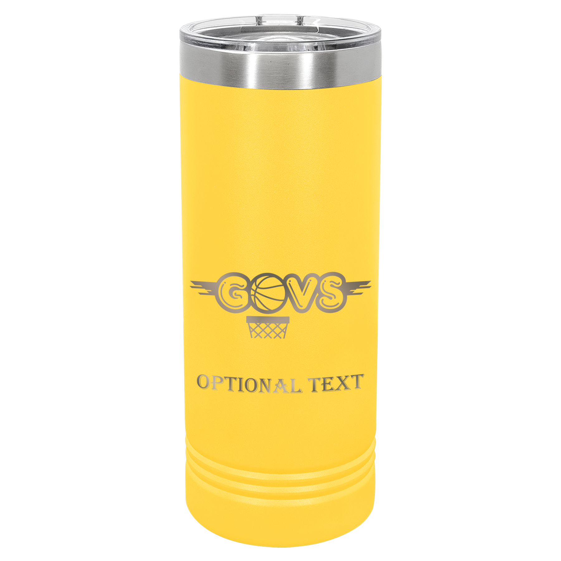 22 oz Skinny Tumbler - T.F. Riggs Govs Basketball