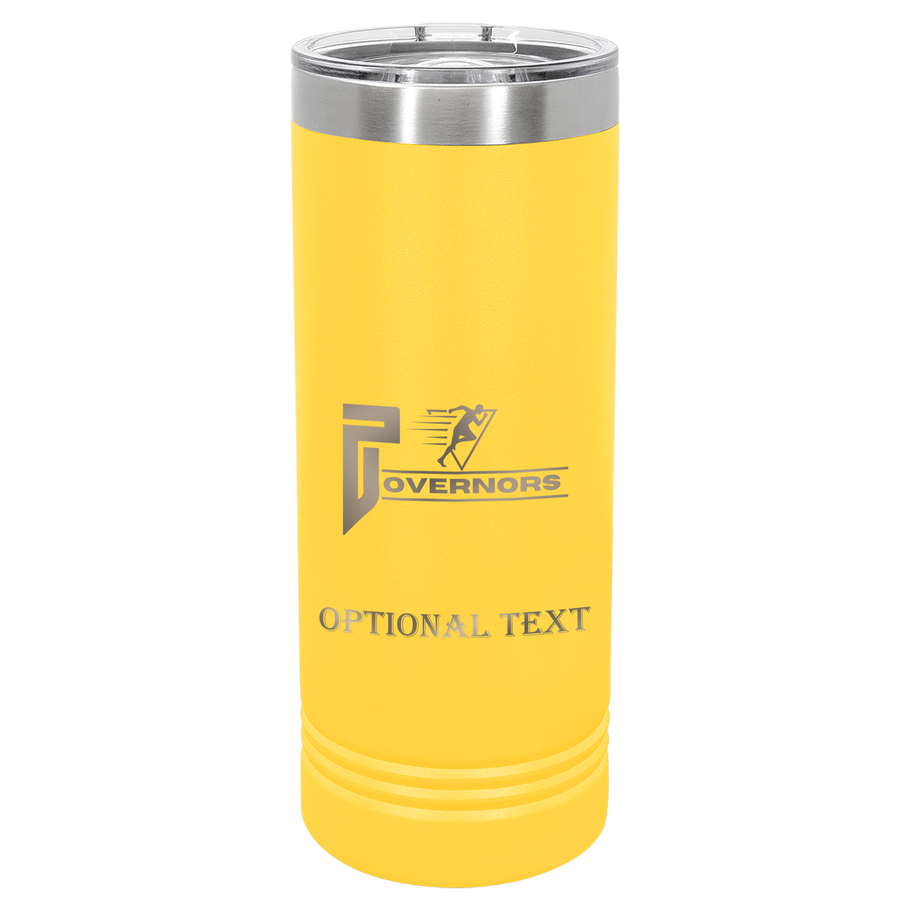 22 oz Skinny Tumbler - T.F. Riggs P with Governors