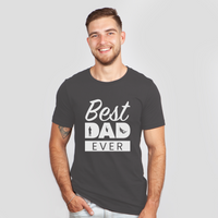 Thumbnail for best dad ever fishing dark gray shirt