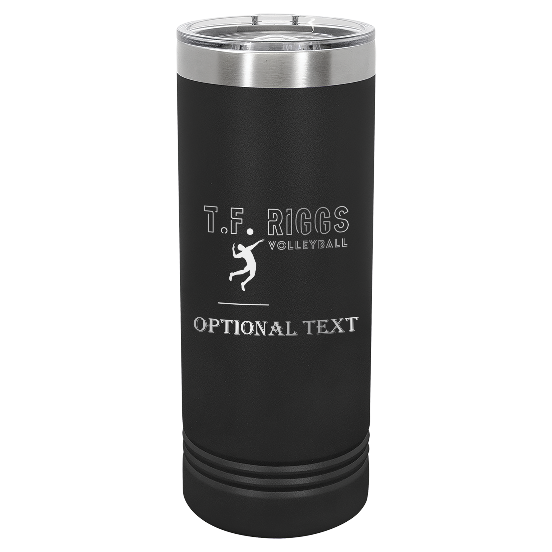 T.F. Riggs Volleyball Family Gift, 22 oz Skinny Tumbler