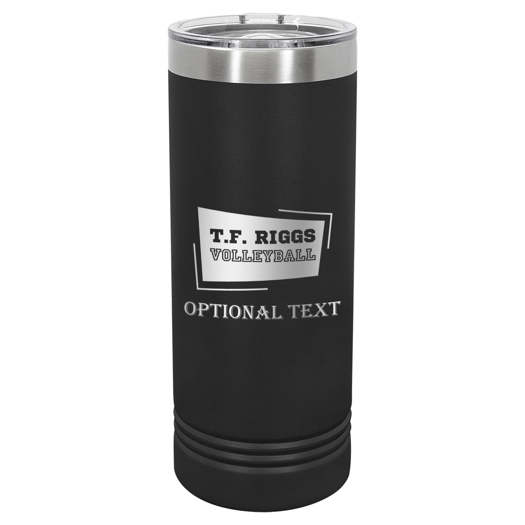 T.F. Riggs Volleyball 22 oz Skinny Tumbler, Student Gift