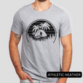camping retro athletic heather men shirt