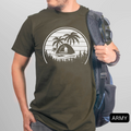 camping retro army men shirt