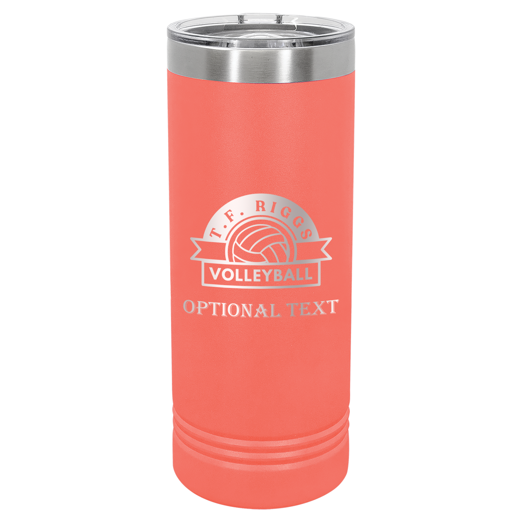 T.F. Riggs Volleyball Team Spirit 22 oz Skinny Tumbler