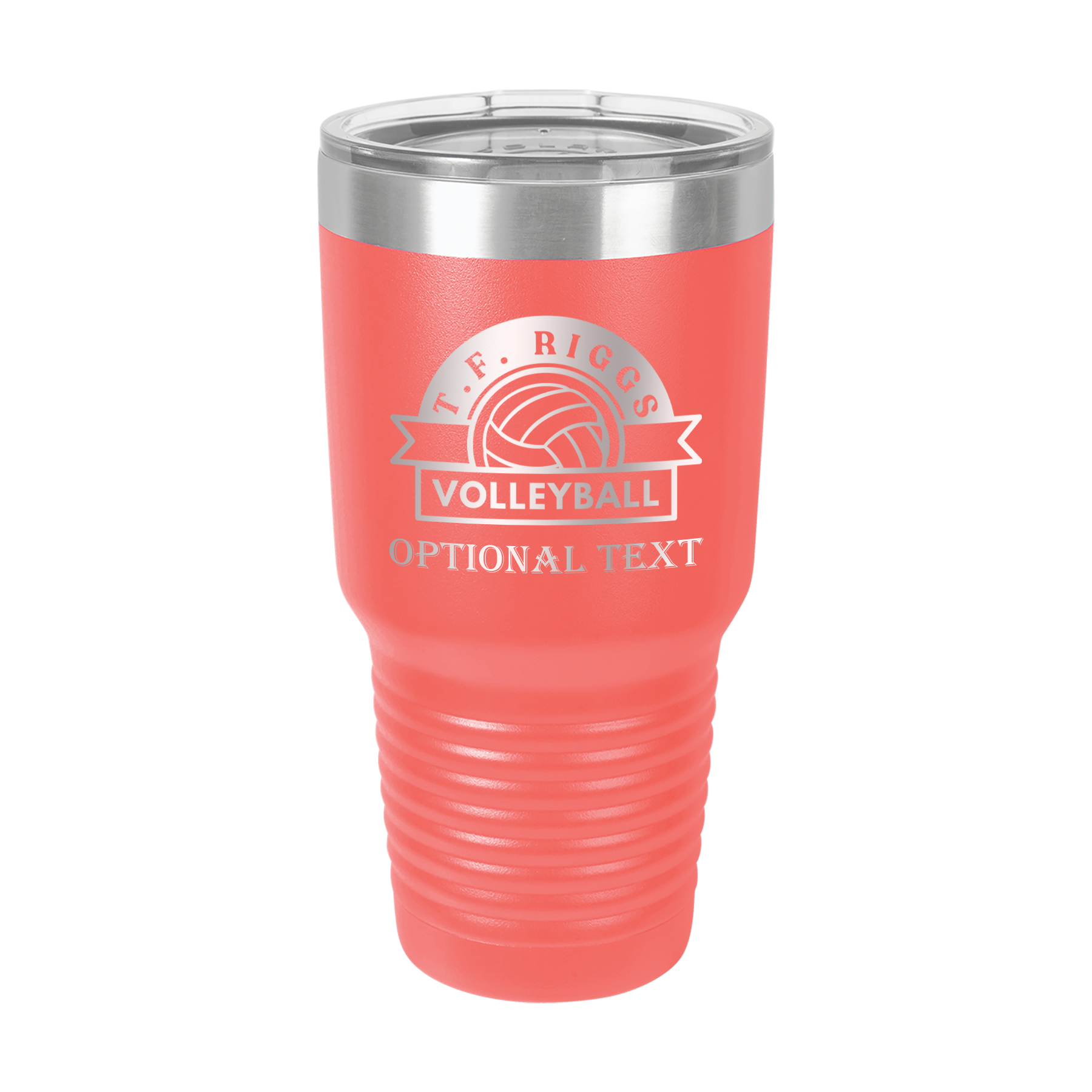 T.F. Riggs Volleyball 30 oz Ringneck Tumbler for Fans