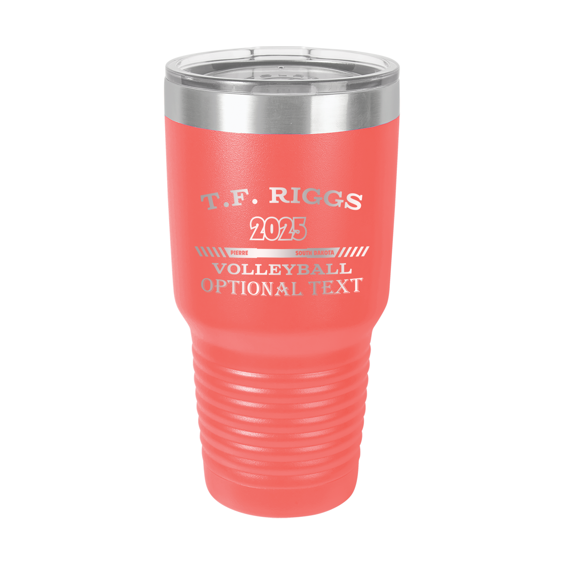 T.F. Riggs Volleyball Game Day 30 oz Ringneck Tumbler