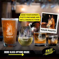 Thumbnail for Custom Horse Drinking Glasses