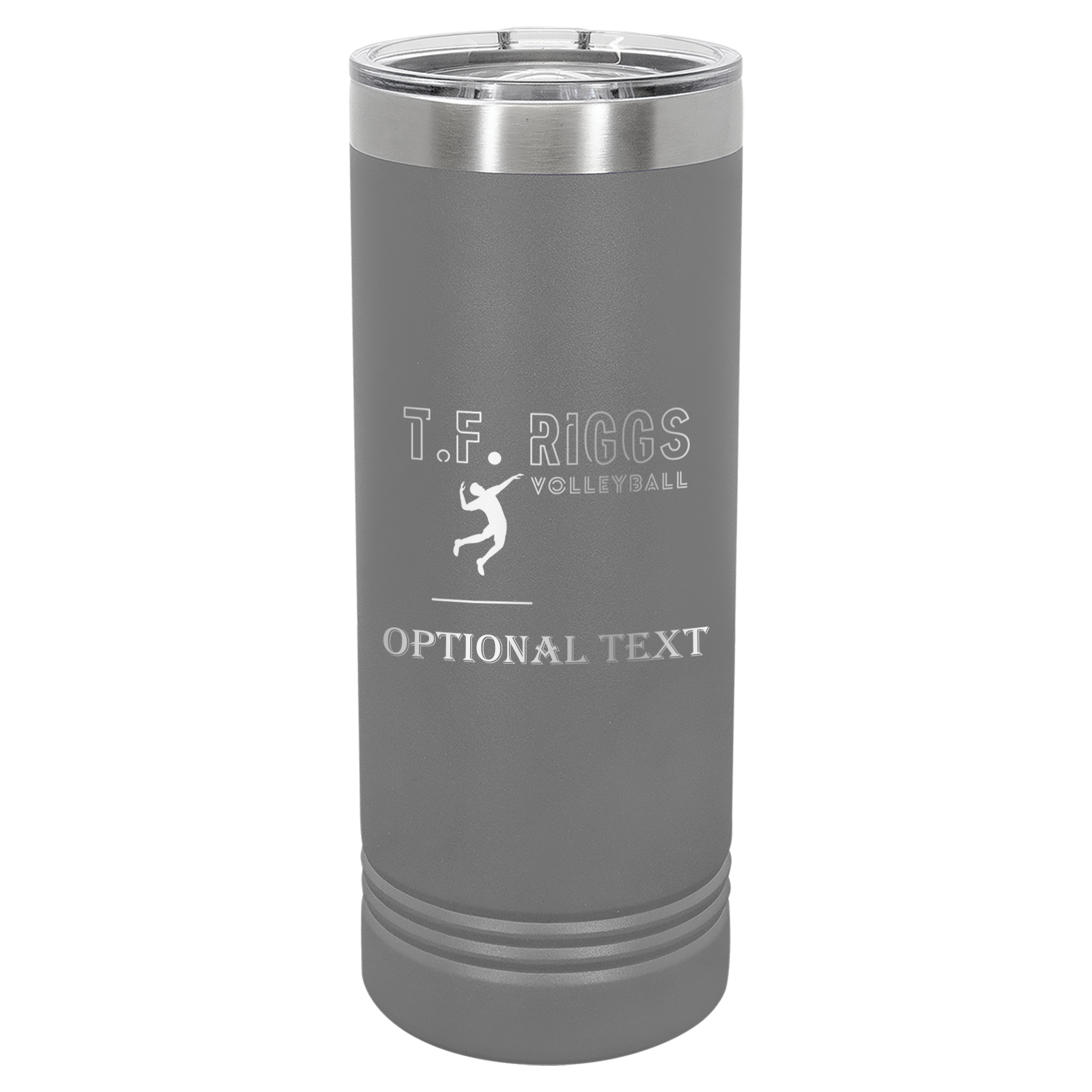 T.F. Riggs Volleyball Family Gift, 22 oz Skinny Tumbler