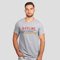 offline enjoy my presence for limited time gray shirt - colored