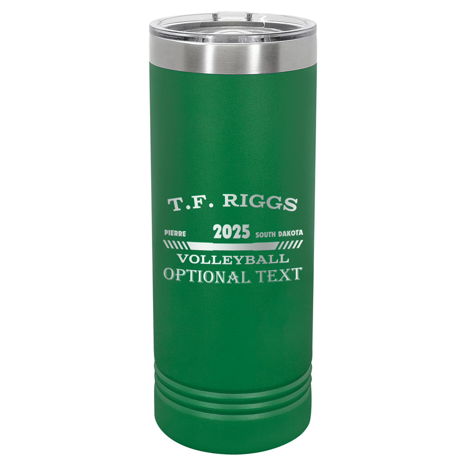 T.F. Riggs Volleyball 22 oz Skinny Tumbler