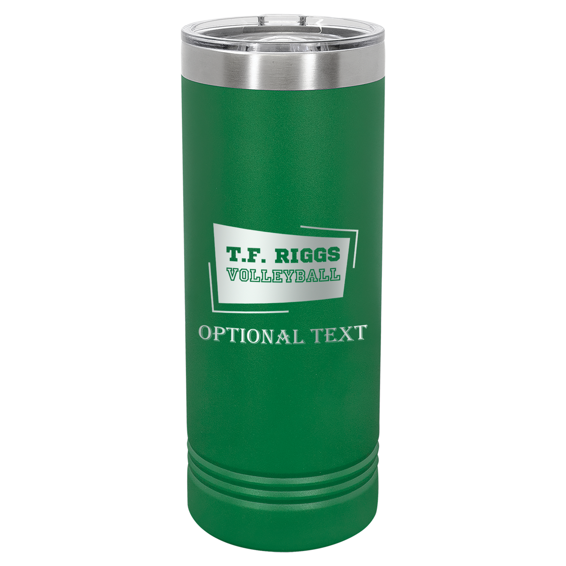 T.F. Riggs Volleyball 22 oz Skinny Tumbler, Student Gift