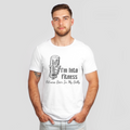 fitness beer in my belly white shirt