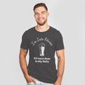 fitness beer in my belly dark gray shirt