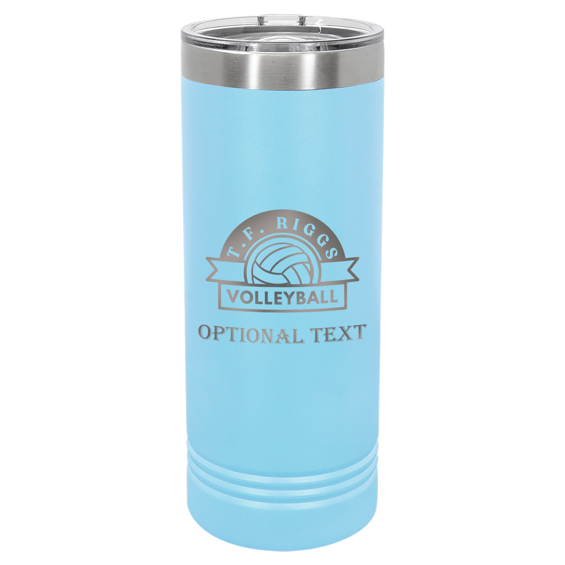T.F. Riggs Volleyball Team Spirit 22 oz Skinny Tumbler