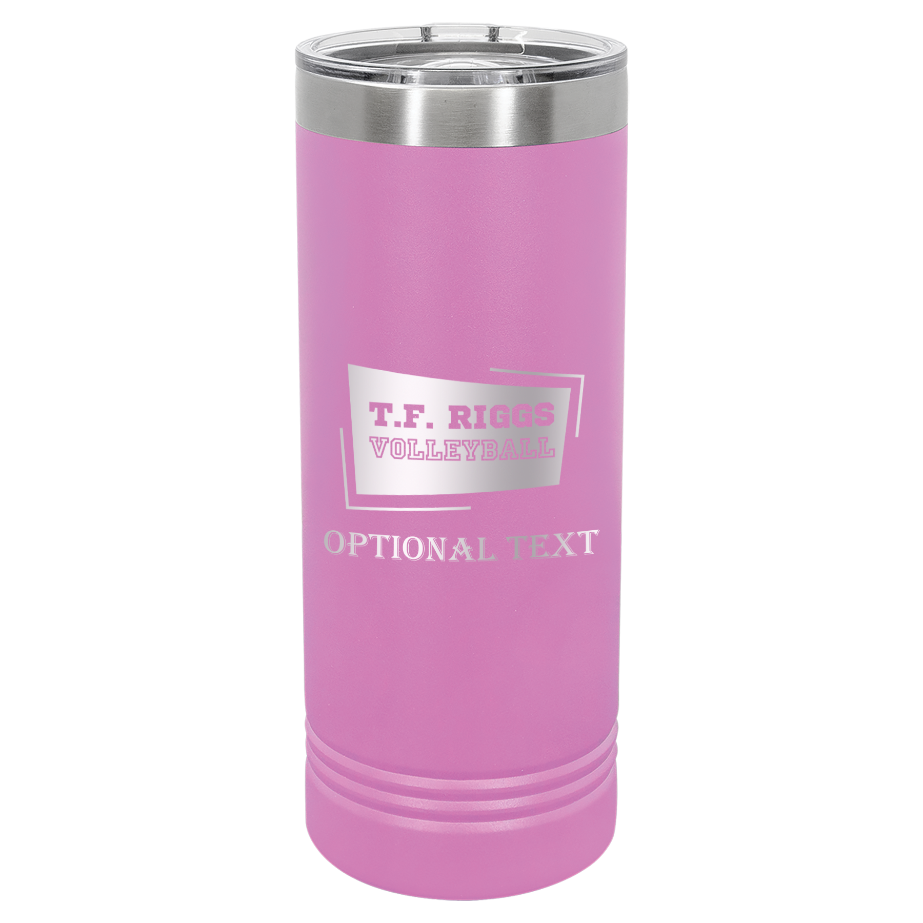 T.F. Riggs Volleyball 22 oz Skinny Tumbler, Student Gift